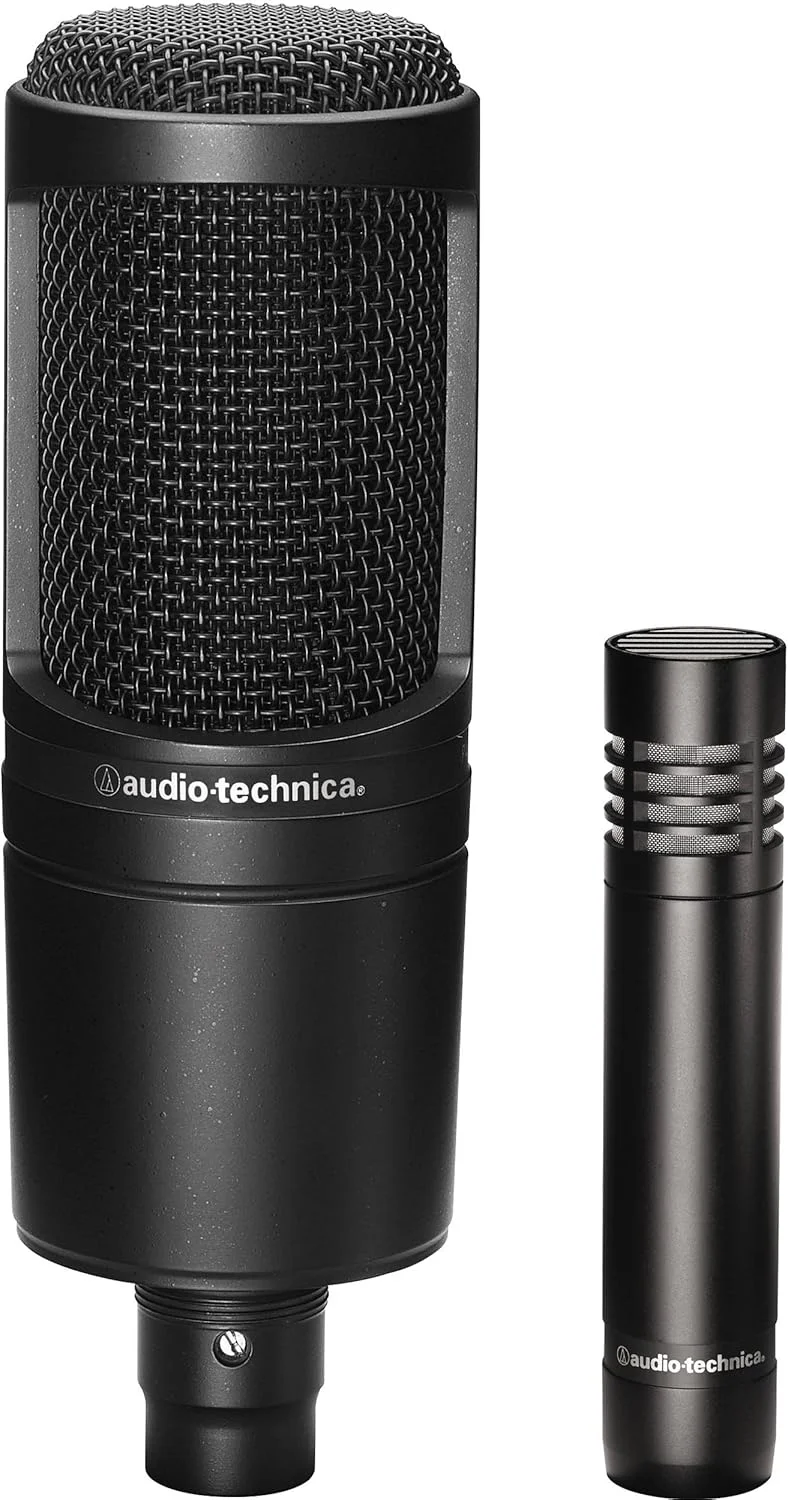 پک میکروفون کاندنسر استودیویی حرفه ای Audio-Technica AT2041SP، مشکی پک میکروفون کاندنسر استودیویی حرفه ای Audio-Technica AT2041SP، مشکی