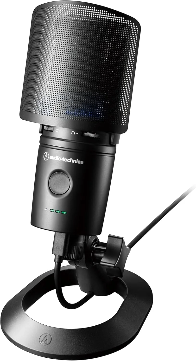میکروفون کاندنسر USB آدیو-تکنیکا AT2020USBXP با DSP، مشکی