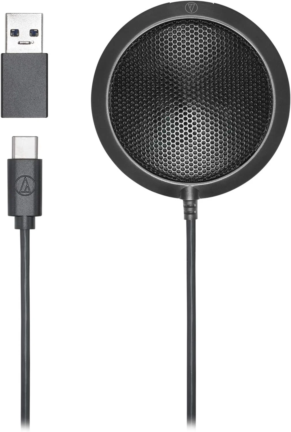 میکروفون رومیزی دیجیتال کندانسور همه جهته Audio-Technica ATR4697-USB (بازسازی شده)