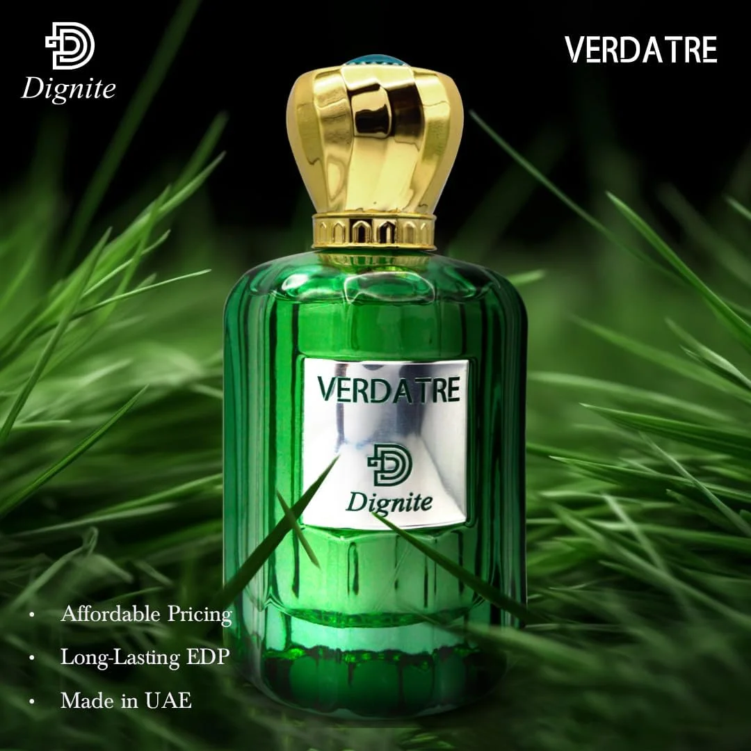 عطر Dignite Verdatre 100ML – EDP – ترکیبی از مرکبات تازه و چرم – رایحه ماندگار униsex عطر Dignite Verdatre 100ML – EDP – ترکیبی از مرکبات تازه و چرم – رایحه ماندگار униsex