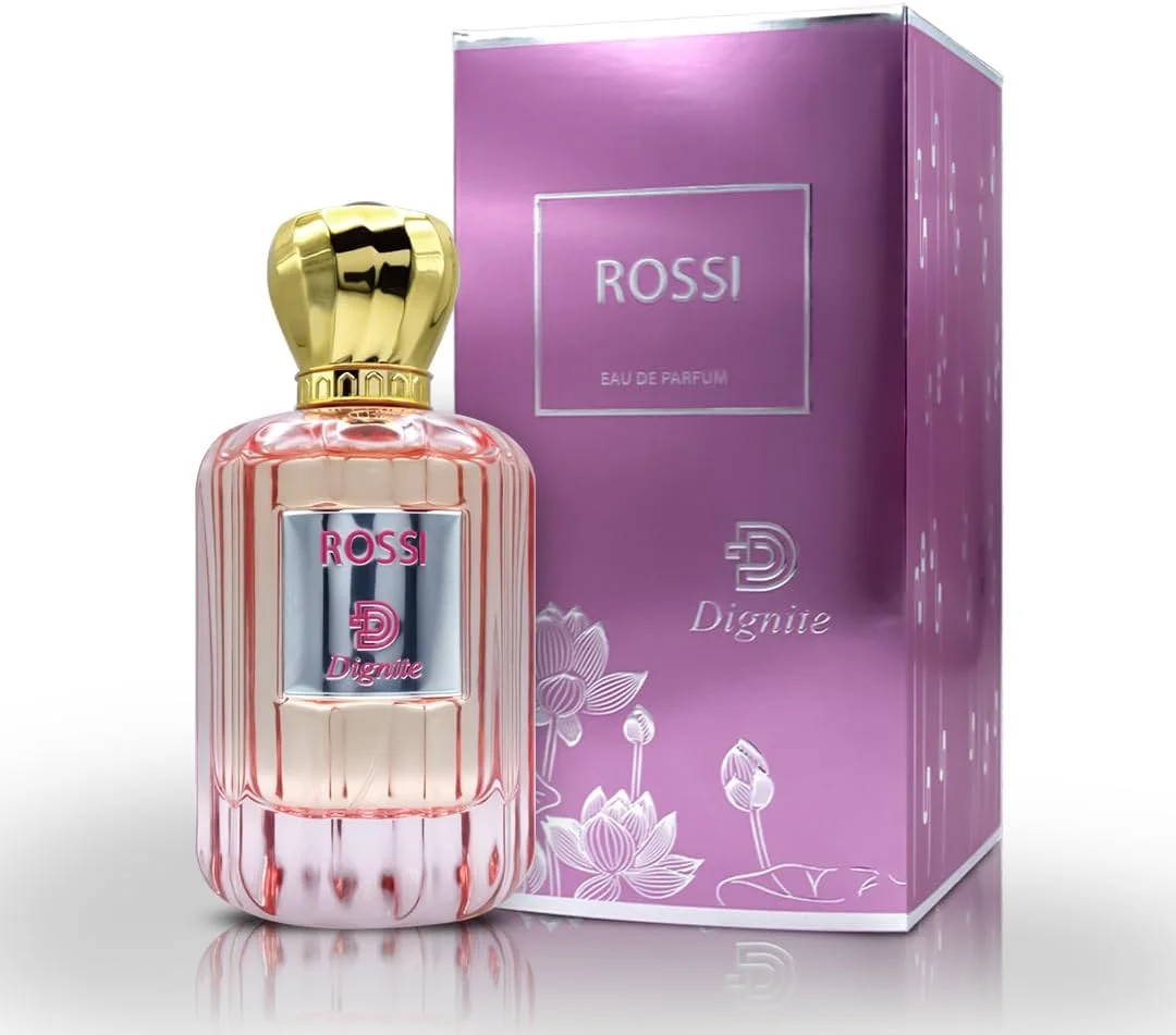 عطر زنانه دیگنیت روسی 100 میل - ادو پرفیوم - ترکیبی لطیف از یاس، گل مریم و هلو - رایحه گلی ماندگار