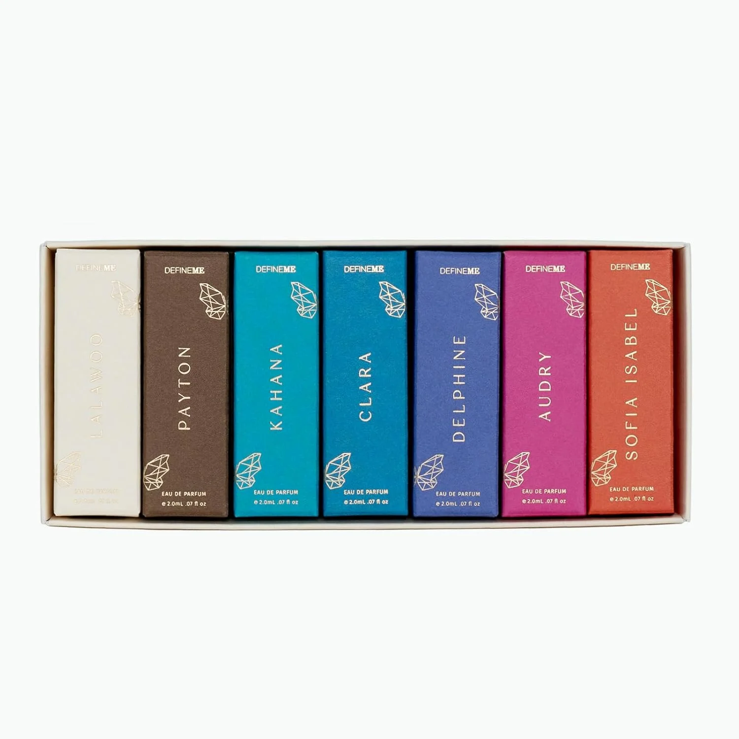 ست هدیه مینی عطر DefineMe، بسته 7 رایحه، میست های عطر طبیعی برای زنان، کیت نمونه برداری کوچک ست هدیه مینی عطر DefineMe، بسته 7 رایحه، میست های عطر طبیعی برای زنان، کیت نمونه برداری کوچک