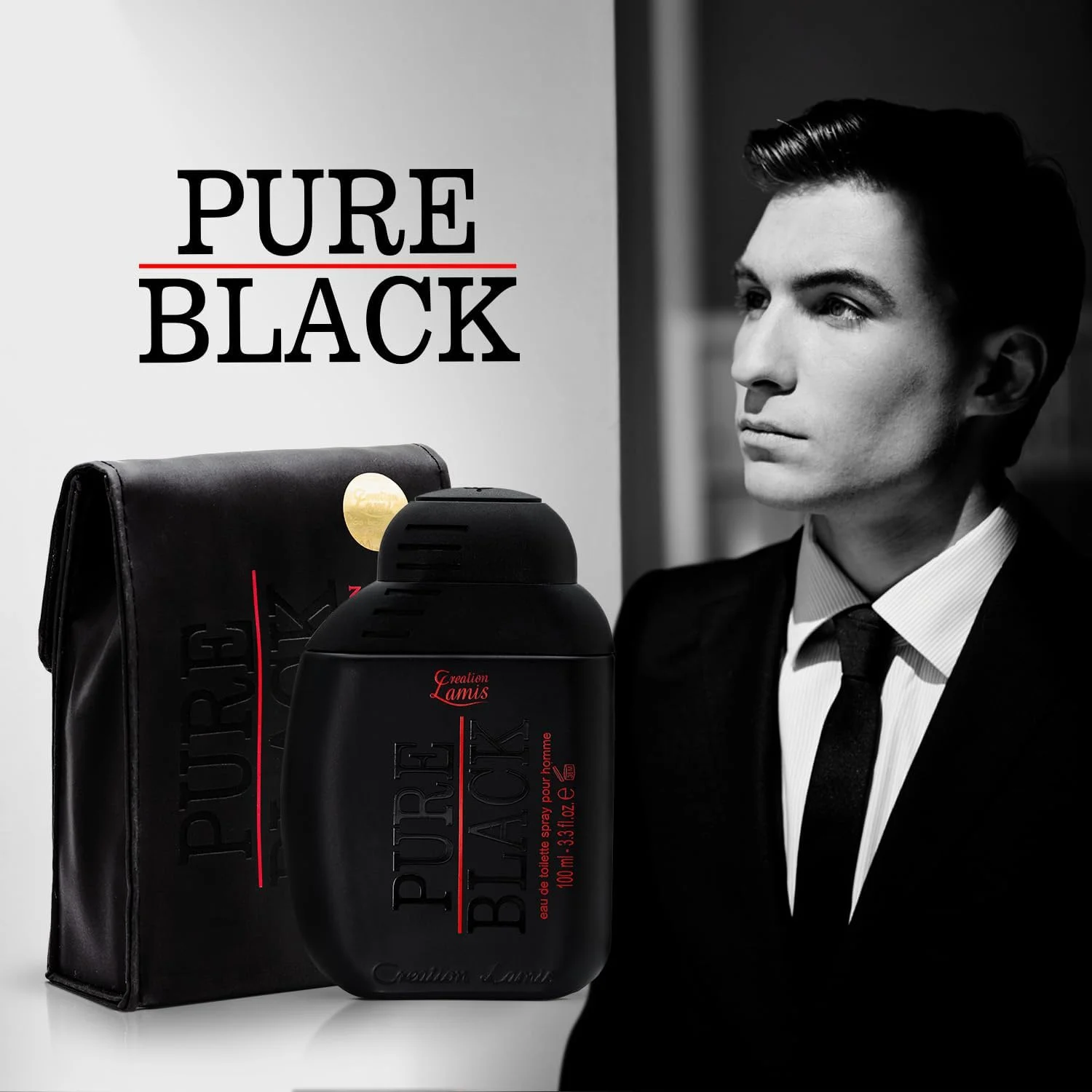 ادکلن مردانه Creation Lamis Deluxe Pure Black Eau de Toilette 100ml و اسپری ادکلن унисекс Creation Lamis Deluxe Everyone Perfume de Toilette 100ml (بسته ترکیبی) ادکلن مردانه Creation Lamis Deluxe Pure Black Eau de Toilette 100ml و اسپری ادکلن унисекс Creation Lamis Deluxe Everyone Perfume de Toilette 100ml (بسته ترکیبی)