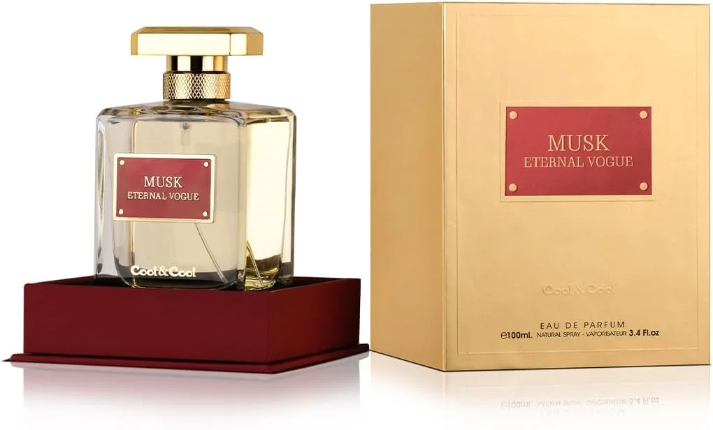 ادکلن کول اند کول Musk Eternal Vogue 100ML - رایحه گلی با نت های زعفران، رز، میوه ای و مشک، رایحه ای شیک و ماندگار унисекс