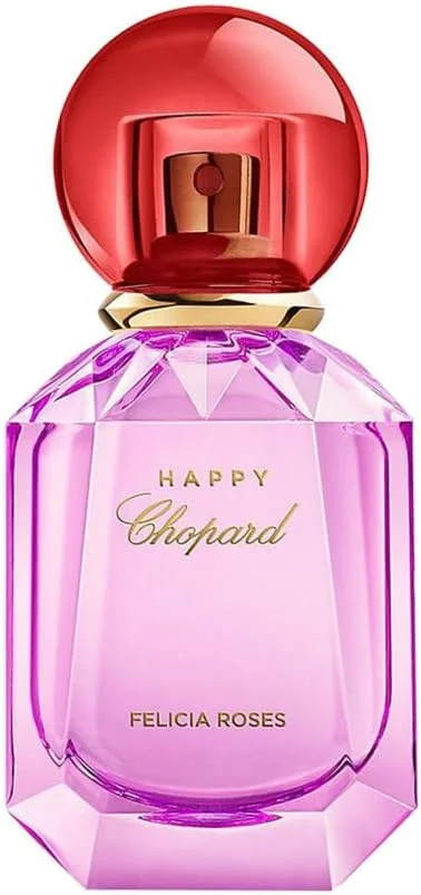 عطر زنانه شوپارد Happy Felicia Roses - رایحه ای از توت های قرمز و بنفش، گریپ فروت صورتی و دانه تونکا - الهام بخش خوش بینی و عشق به خود - رایحه ای شاد - اسپری ادو پرفیوم 40 میلی لیتری