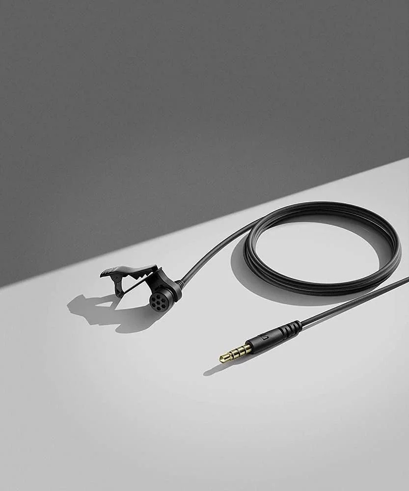میکروفون یقه‌ای امنی‌دایرکشنال Sennheiser XS Lav با گیره و کانکتور 3.5 میلی‌متری TRRS برای موبایل و کامپیوتر، 509260، مشکی