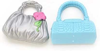 لوازم جانبی عروسک Idream شامل کفش، کیف، آینه، چوب لباسی پلاستیکی، شانه و دستبند برای عروسک (مجموعه 40 عددی) (چند رنگ)