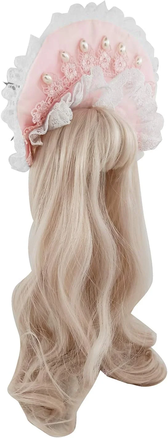 ست کامل EVA BJD شامل دامن، کلاه گیس، کفش، جوراب، لوازم جانبی برای عروسک های 1/3 BJD مفصلی توپی 22 اینچ - 24 اینچ 60 سانتی متر (صورتی و سفید)