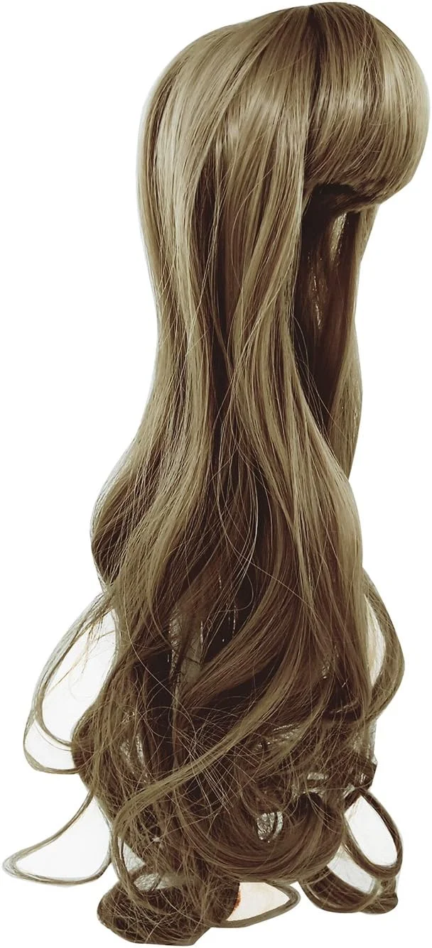 ست کامل EVA BJD شامل دامن، کلاه گیس، کفش، جوراب و لوازم جانبی برای عروسک های 1/3 BJD مفصلی 22 تا 24 اینچی (60 سانتی متری) (خاکستری و صورتی)