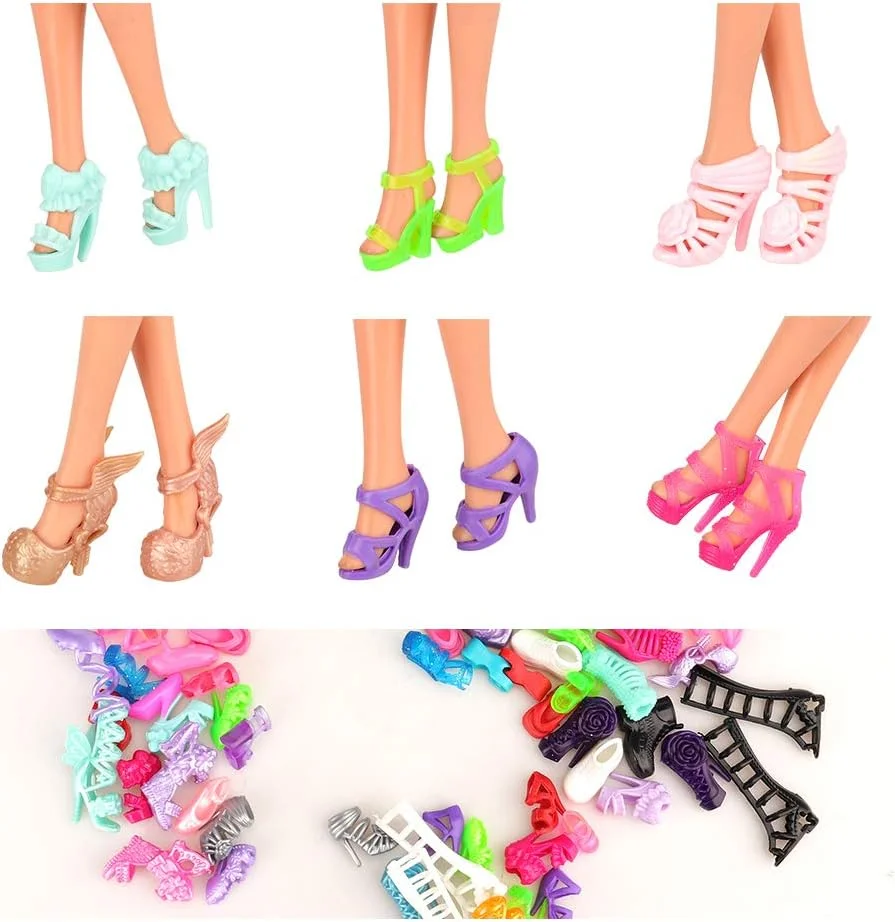 کفش عروسک - 50 جفت کفش پاشنه بلند و تخت تصادفی (استایل تصادفی) مناسب برای همه عروسک ها نیست. لباس ها و لوازم جانبی جدید. تنوع لباس ها و لوازم جانبی مختلف برای بچه ها تازگی ایجاد می کند، کودکان می توانند عروسک ها را مطابق با ترجیحات خود بپوشانند و تخیل خود را غنی کنند. استفاده آسان، مواد ایمن. محصولات ما مطابق با استانداردهای ایمنی اتحادیه اروپا تولید می شوند و همچنین توسط اتحادیه اروپا CE-EN71 گواهی شده اند. مواد ایمن و غیر سمی سلامت کودکان را تضمین می کنند. تنوع لباس های مختلف برای بچه ها تازگی ایجاد می کند، کودکان می توانند عروسک ها را مطابق با ترجیحات خود بپوشانند و تخیل خود را غنی کنند. این لباس های عروسکی اسباب بازی را برای روز کودک، تولد، تعطیلات و هدایای مهمانی سرگرم کننده به دختران کوچک و نوجوانان هدیه دهید. طراحی کاملا продуманный. طراحی شده با مواد الاستیک، پوشیدن و شستشو آسان است. دست ساز و با کیفیت خوب، تمام اقلام و مواد از نظر کیفیت دوخت سه بار بررسی می شوند. کفش عروسک - 50 جفت کفش پاشنه بلند و تخت تصادفی (استایل تصادفی) مناسب برای همه عروسک ها نیست. لباس ها و لوازم جانبی جدید. تنوع لباس ها و لوازم جانبی مختلف برای بچه ها تازگی ایجاد می کند، کودکان می توانند عروسک ها را مطابق با ترجیحات خود بپوشانند و تخیل خود را غنی کنند. استفاده آسان، مواد ایمن. محصولات ما مطابق با استانداردهای ایمنی اتحادیه اروپا تولید می شوند و همچنین توسط اتحادیه اروپا CE-EN71 گواهی شده اند. مواد ایمن و غیر سمی سلامت کودکان را تضمین می کنند. تنوع لباس های مختلف برای بچه ها تازگی ایجاد می کند، کودکان می توانند عروسک ها را مطابق با ترجیحات خود بپوشانند و تخیل خود را غنی کنند. این لباس های عروسکی اسباب بازی را برای روز کودک، تولد، تعطیلات و هدایای مهمانی سرگرم کننده به دختران کوچک و نوجوانان هدیه دهید. طراحی کاملا продуманный. طراحی شده با مواد الاستیک، پوشیدن و شستشو آسان است. دست ساز و با کیفیت خوب، تمام اقلام و مواد از نظر کیفیت دوخت سه بار بررسی می شوند.