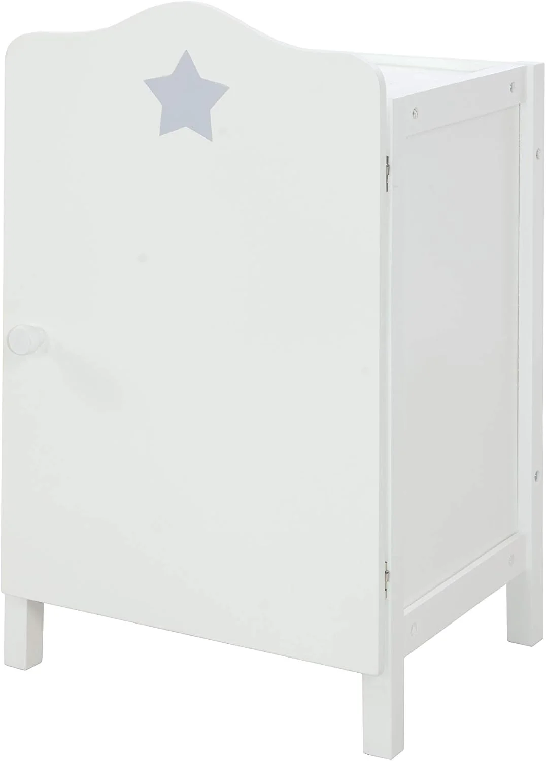 کمد لباس عروسک ربا استلا برای نگهداری لباس و لوازم جانبی عروسک، رنگ شده سفید