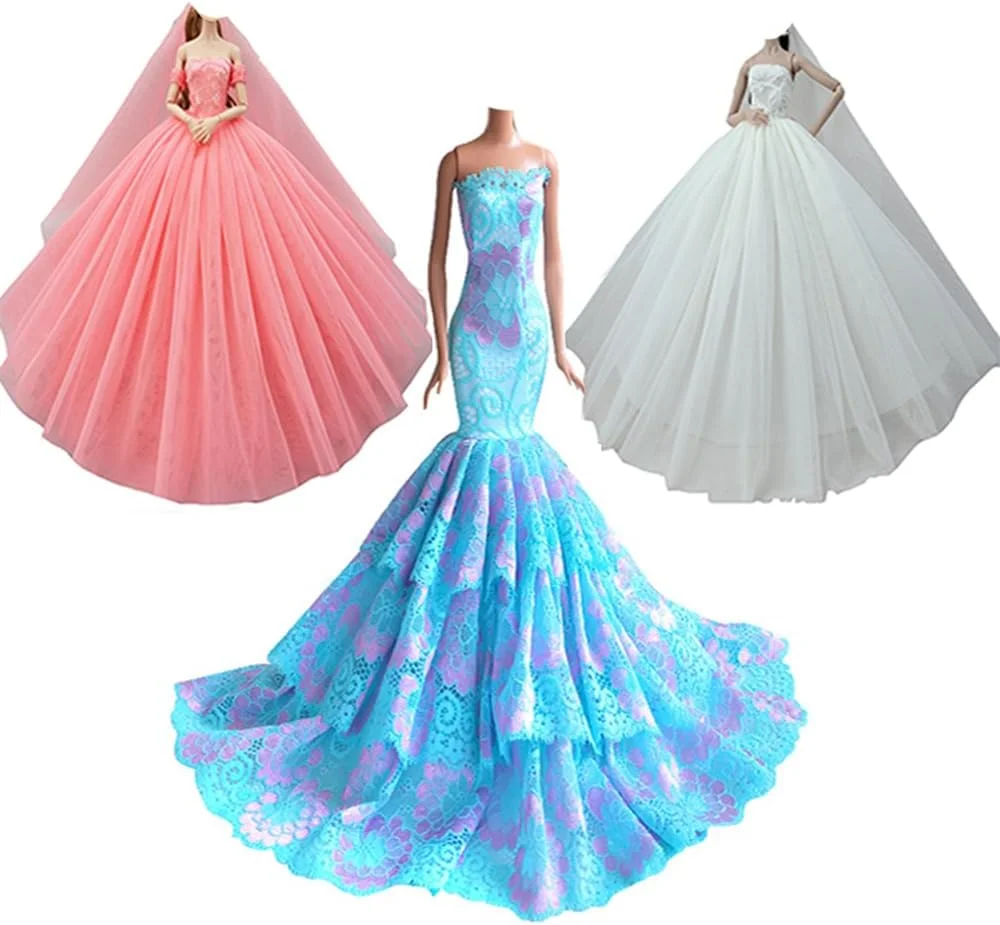 لنس هوم 3 تکه لباس دست ساز لباس مجلسی قدیمی برای عروسک 29 سانتی متری لباس عروسی لباس مهمانی نجیب لباس لباس کت و شلوار برای عروسک های 11.5 اینچی