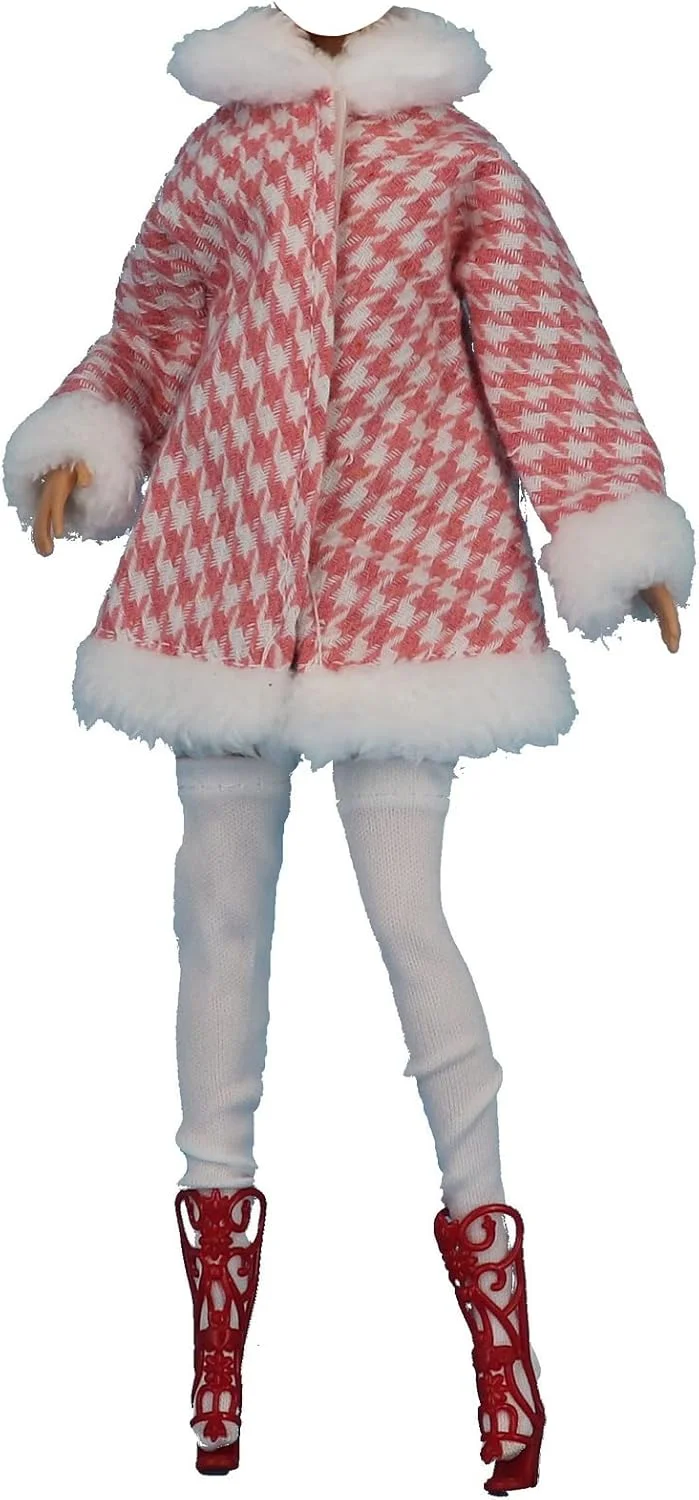 لنس هوم 5 تکه لباس دست ساز لباس مجلسی قدیمی برای عروسک 29 سانتی متری دامن اوقات فراغت لباس پاییزی لباس костюм مناسب برای عروسک های 11.5 اینچی سبک تصادفی (D)