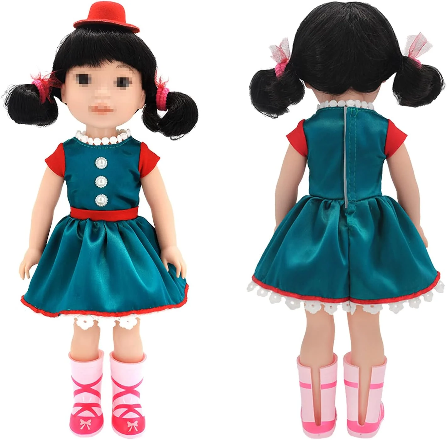 SOTOGO 10 ست لباس عروسک آمریکایی، لباس ویلی، لباس خواب، لباس شنا، لباس عروسک برای دختران 14-14.5 اینچی