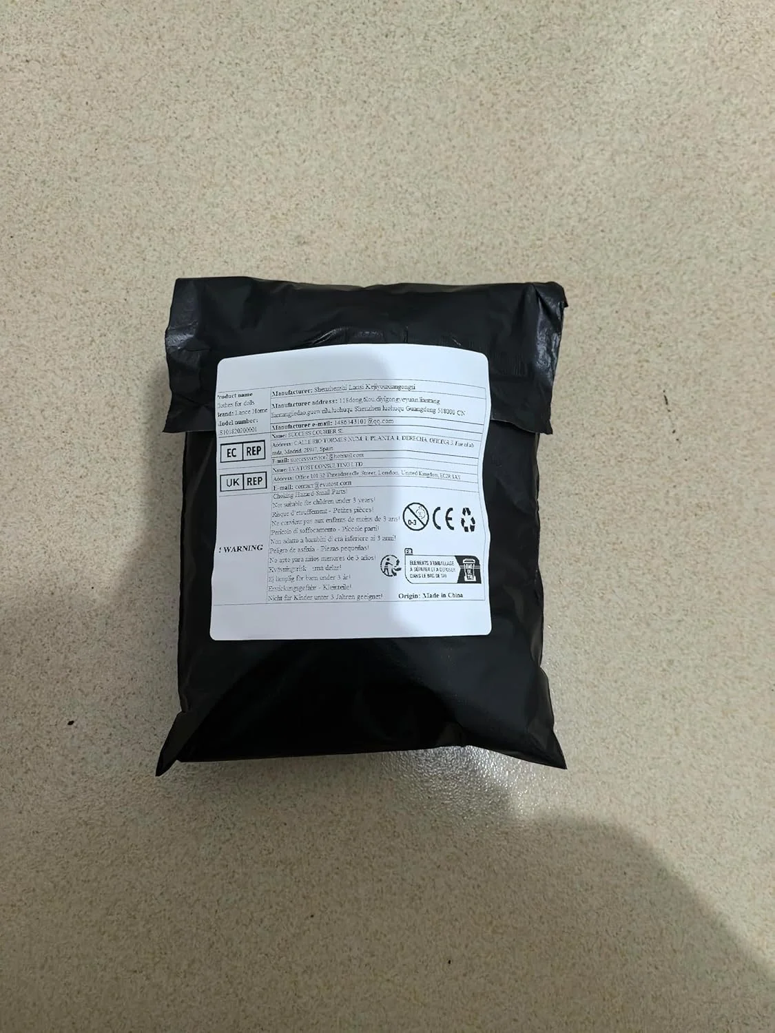 لباس عروسک لنس هوم، 5 ست لباس شامل لباس بهاری، شلوار، بادگیر و کلاه برای عروسک های 11.5 اینچی، لوازم جانبی با استایل تصادفی (C)