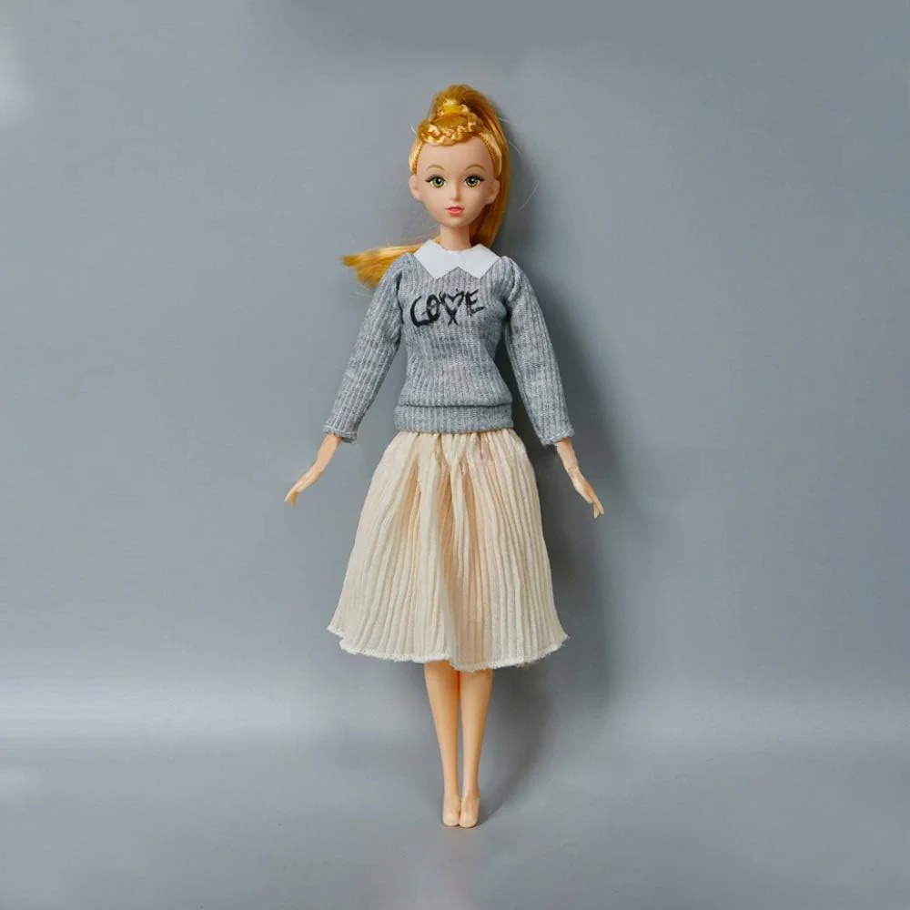 والنبیلی لباس مد لباس عروسک لباس 5 ست برای عروسک های 11.5 اینچی