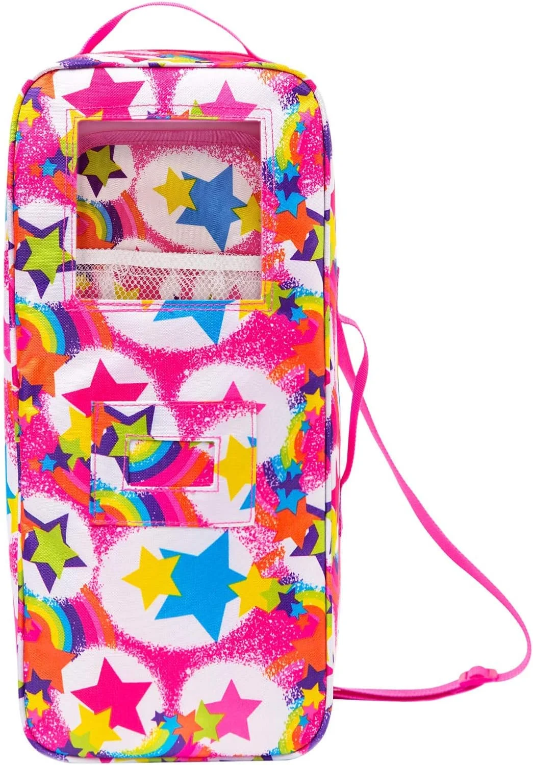 کیف حمل عروسک 14.5 اینچی K.T. Fancy، چمدان مسافرتی عروسک Wishers، کیف کراس بادی برای لوازم جانبی عروسک دخترانه 14.5 اینچی با کمد نگهداری چند جیبی کیف حمل عروسک 14.5 اینچی K.T. Fancy، چمدان مسافرتی عروسک Wishers، کیف کراس بادی برای لوازم جانبی عروسک دخترانه 14.5 اینچی با کمد نگهداری چند جیبی