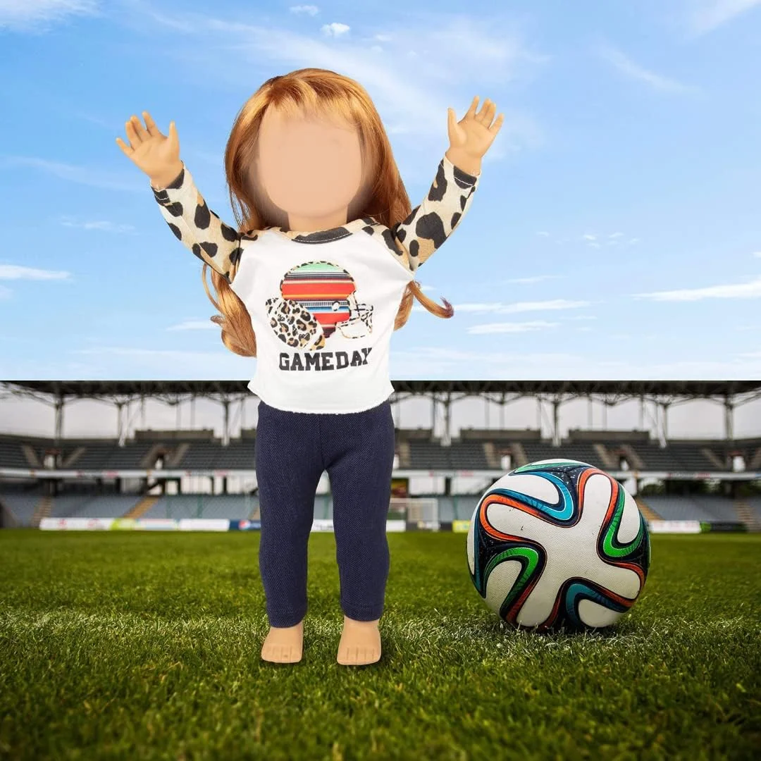 ست لباس 20 تکه Dress Along Dolly برای عروسک های 18 اینچی American Girl با 10 لباس مختلف - شامل لباس های کامل و لوازم جانبی: لباس، مایو، کلاه، هدبند، شلوار، پیراهن - ست هدیه دخترانه کریسمس با قیمت کمتر