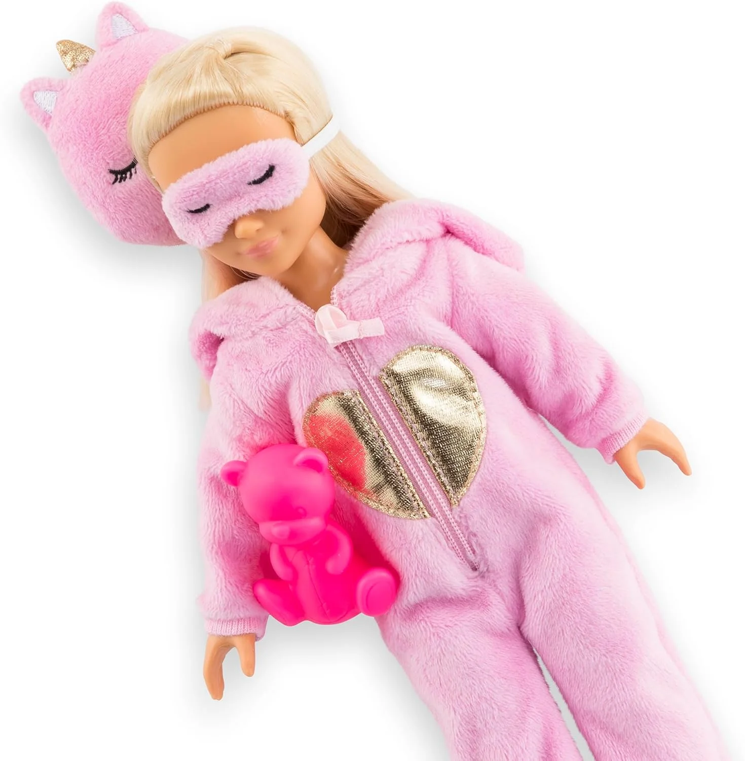 ست لوازم جانبی دخترانه کرول، لباس خواب طرح یونیکورن، 7 تکه، مناسب برای تمام عروسک های 28 سانتی متری ست لوازم جانبی دخترانه کرول، لباس خواب طرح یونیکورن، 7 تکه، مناسب برای تمام عروسک های 28 سانتی متری