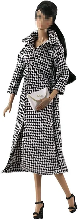 لباس عروسک لنس هوم، 5 ست لباس شامل کت پاپیونی، شلوار، بادگیر و کلاه برای عروسک های 11.5 اینچی، لوازم جانبی با استایل تصادفی