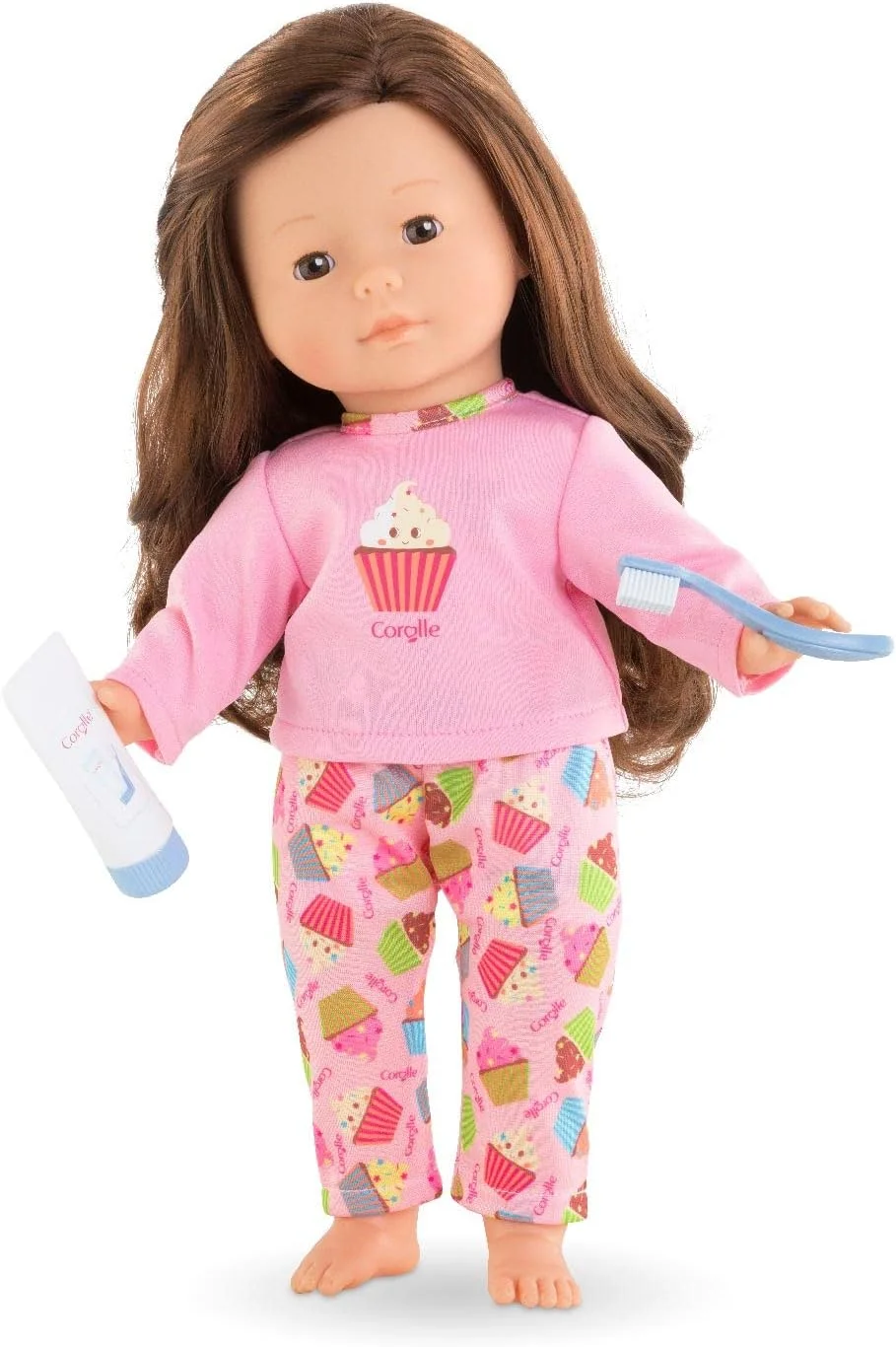 ست مسواک کورول مدل 9000212320 آبی مناسب برای تمام عروسک های 36 سانتی متری MaCorolle از 4 سال به بالا