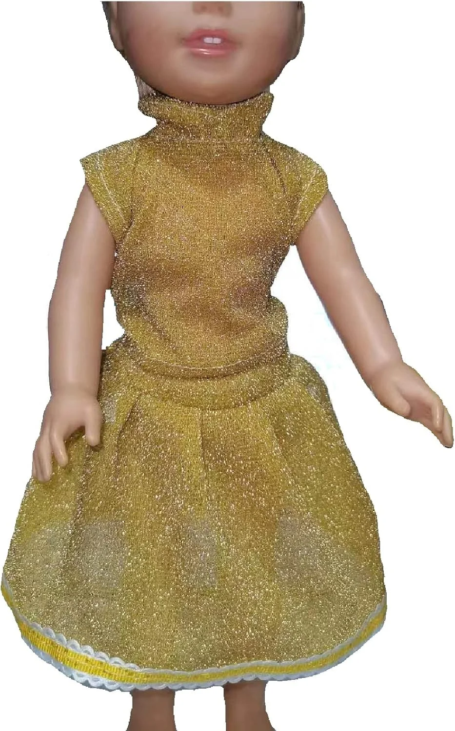 لباس و لوازم جانبی عروسک Xunwa برای عروسک های 14.5 اینچی American Dolls Girl Wishers، شامل لباس، لباس زیر، جوراب و کش مو