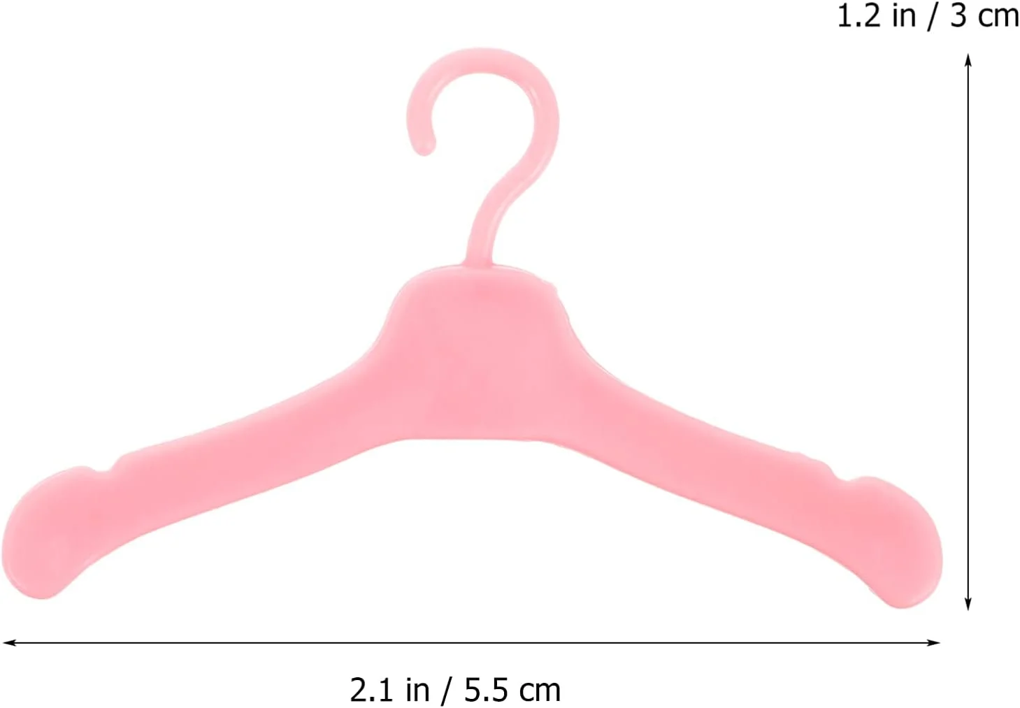 زرودکو 50 عدد چوب لباسی عروسک، چوب لباسی مینیاتوری، چوب لباسی لباس عروسک، چوب لباسی لباس عروسک، چوب لباسی کت مینیاتوری، چوب لباسی لباس، عروسک برای دختران، عروسک 18 اینچی، چوب لباسی کودک، دامن پلاستیکی