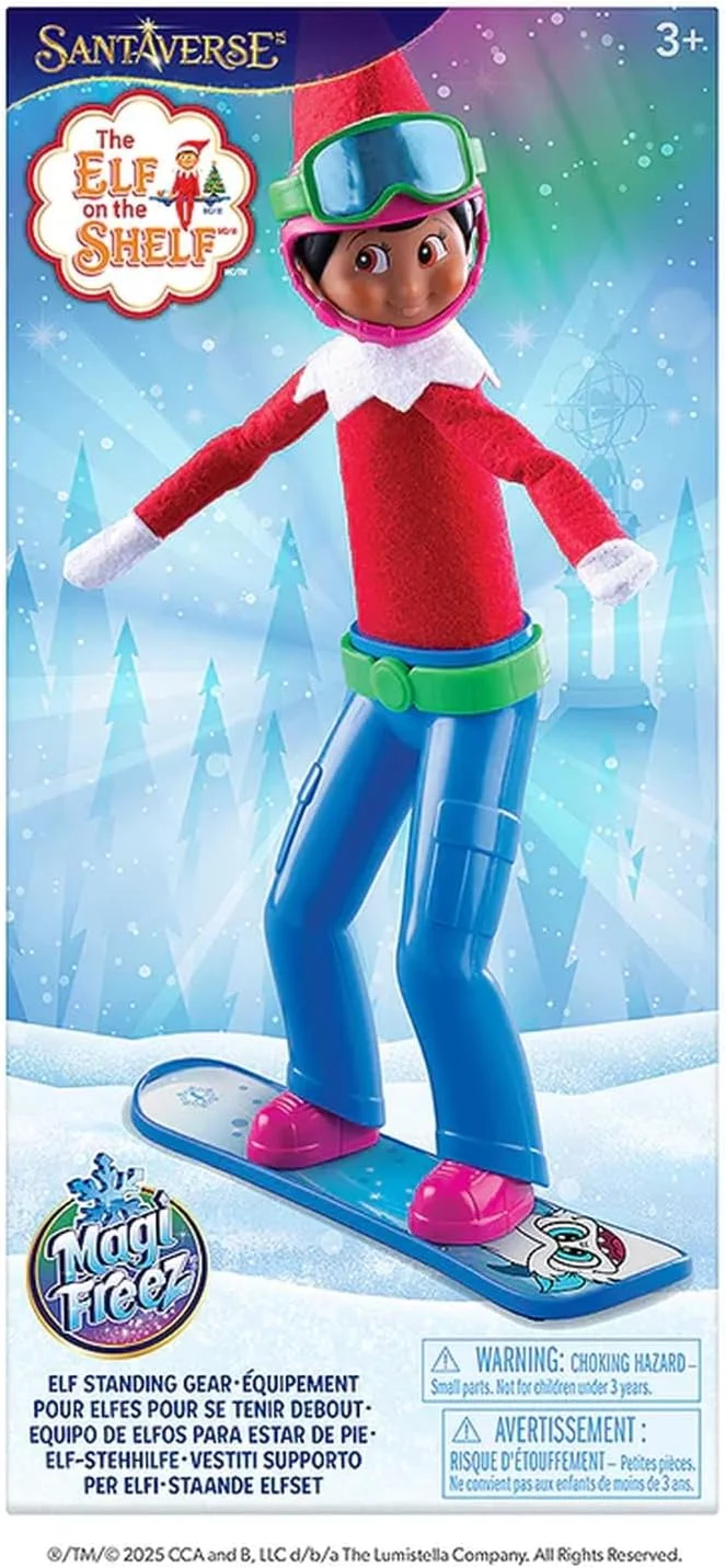 ست لباس ایستاده الف روی قفسه Claus Couture Slopes and Streets: اسکوتر ایستاده Stand-n-Scoot، ست اسکی Snow Play و کیف شادی ست لباس ایستاده الف روی قفسه Claus Couture Slopes and Streets: اسکوتر ایستاده Stand-n-Scoot، ست اسکی Snow Play و کیف شادی