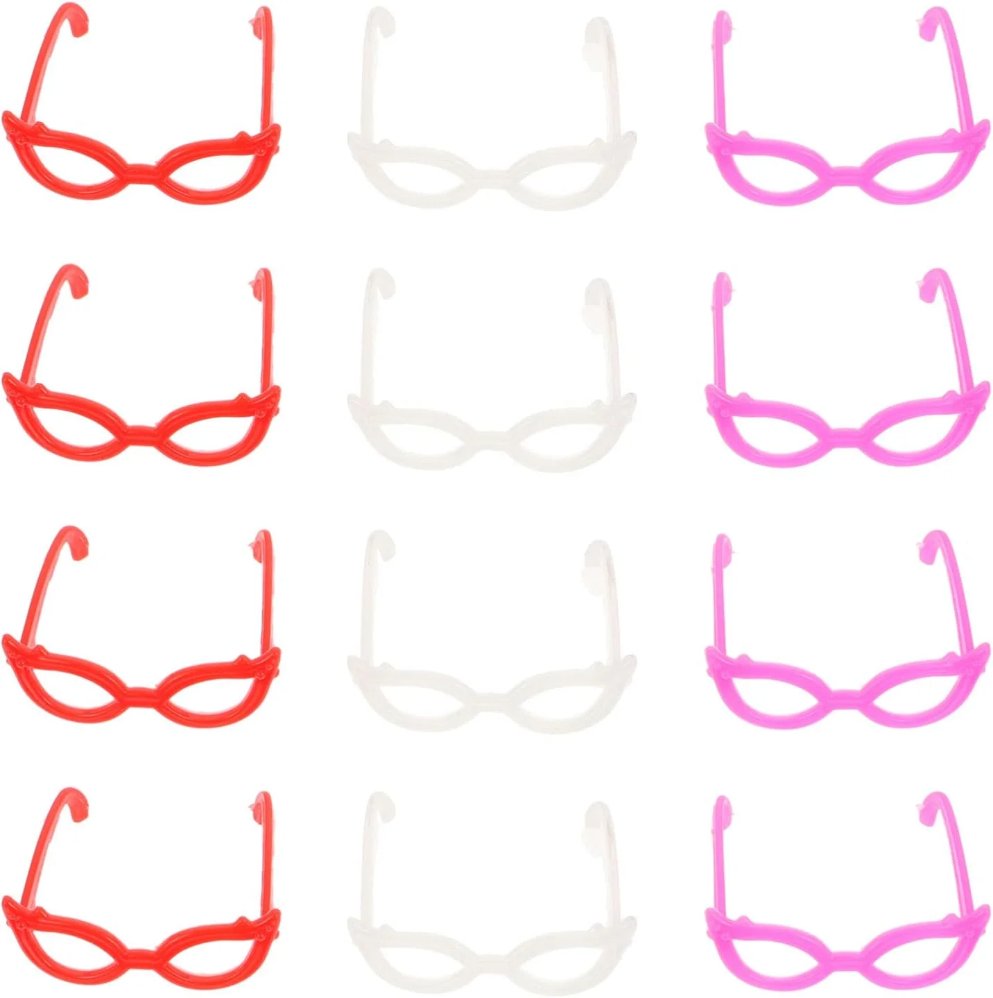 عینک عروسکی 60 عددی، عینک های مینیاتوری عروسک لوازم جانبی لباس عروسک مینی برای صنایع دستی خانه عروسکی (3 سبک) عینک عروسکی 60 عددی، عینک های مینیاتوری عروسک لوازم جانبی لباس عروسک مینی برای صنایع دستی خانه عروسکی (3 سبک)