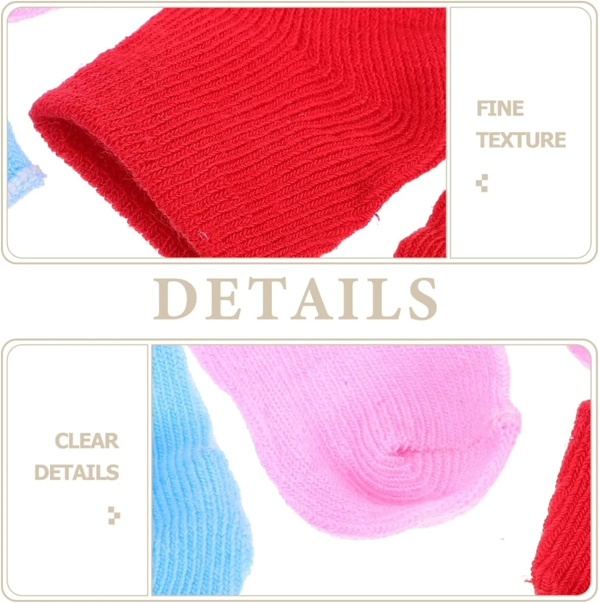 تویاندونا 6 جفت جوراب عروسکی، جوراب مچی عروسک لوازم جانبی لباس عروسک برای عروسک های 18 اینچی (رنگ تصادفی)