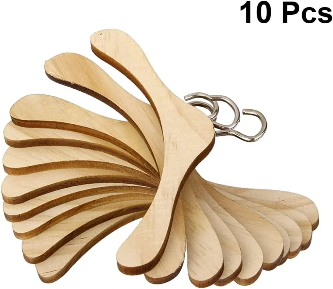 Toyvian 10 عدد عروسک چوبی آویز لوازم جانبی عروسک مینی آویز برای گوشواره صنایع دستی، مینی آویز عروسک آویز لباس Toyvian 10 عدد عروسک چوبی آویز لوازم جانبی عروسک مینی آویز برای گوشواره صنایع دستی، مینی آویز عروسک آویز لباس