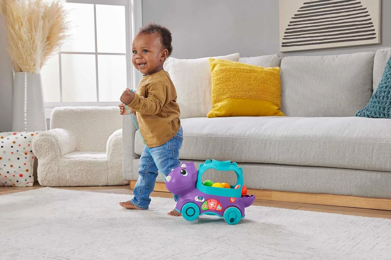 اسباب بازی دایناسور پاپینگ Fisher-Price FP INFANT HNR54 چند رنگ