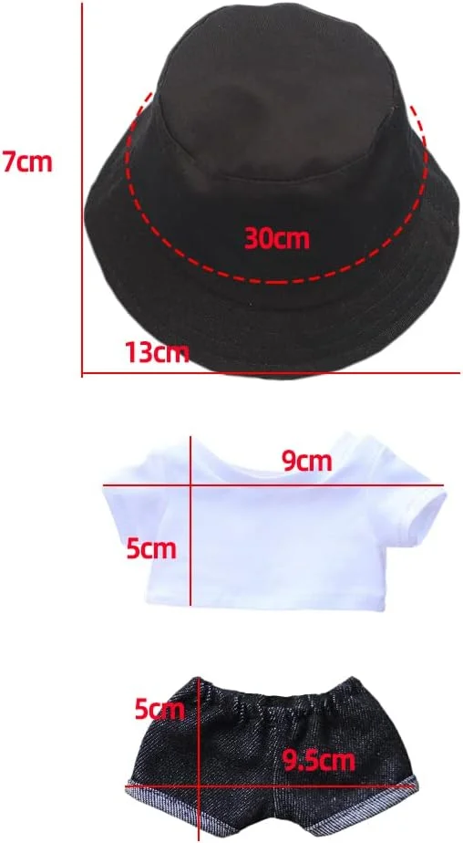 لباس عروسک پولیشی 15 سانتی متری niannyyhouse، تی شرت سفید رنگ ثابت، شلوار جین، لوازم جانبی عروسک (سفید، 15 سانتی متر) لباس عروسک پولیشی 15 سانتی متری niannyyhouse، تی شرت سفید رنگ ثابت، شلوار جین، لوازم جانبی عروسک (سفید، 15 سانتی متر)