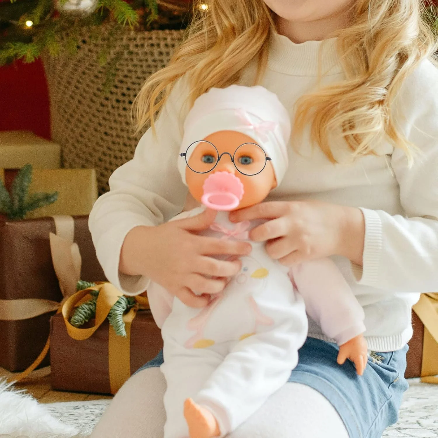 Toyvian 3 عدد عینک عروسکی، 3 جفت عینک فلزی با قاب سیمی، عینک مینیاتوری عروسک، مناسب برای عروسک های 18 اینچی، لوازم جانبی لباس عروسک های مینیاتوری، رنگ های متنوع، 8.3 سانتی متر Toyvian 3 عدد عینک عروسکی، 3 جفت عینک فلزی با قاب سیمی، عینک مینیاتوری عروسک، مناسب برای عروسک های 18 اینچی، لوازم جانبی لباس عروسک های مینیاتوری، رنگ های متنوع، 8.3 سانتی متر