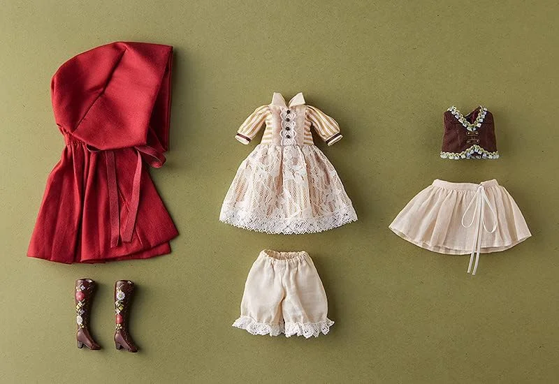 ست لباس هارمونیا بلوم شنل قرمزی