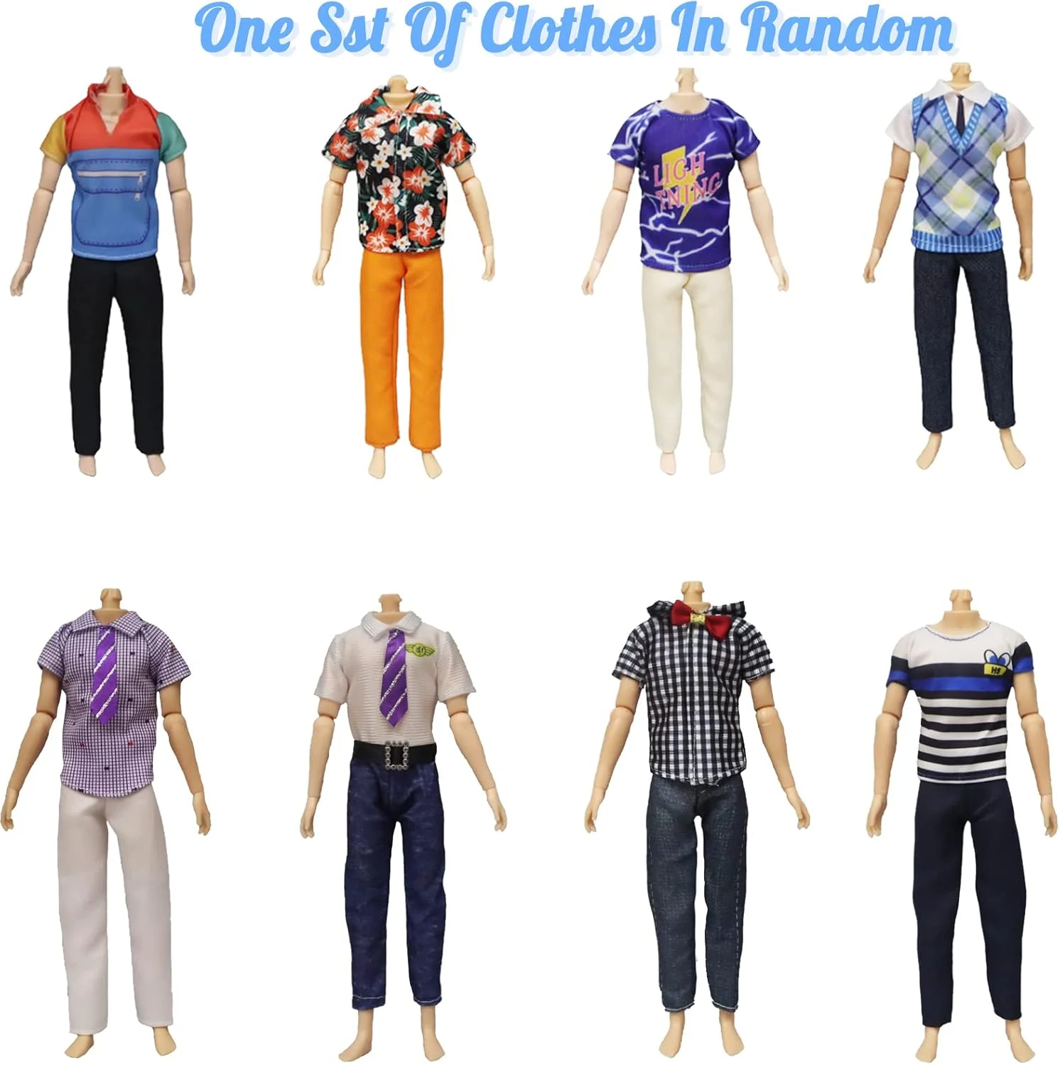 14 تکه لباس و لوازم جانبی عروسک سازگار با عروسک های کن، 3 تاپ و شلوار تصادفی غیر رسمی، 4 لباس شنا، 1 ویولن، 1 عینک، 5 چوب لباسی، 3 کفش، لباس و لوازم جانبی برای عروسک های پسرانه 11.5 اینچی (تصادفی) 14 تکه لباس و لوازم جانبی عروسک سازگار با عروسک های کن، 3 تاپ و شلوار تصادفی غیر رسمی، 4 لباس شنا، 1 ویولن، 1 عینک، 5 چوب لباسی، 3 کفش، لباس و لوازم جانبی برای عروسک های پسرانه 11.5 اینچی (تصادفی)