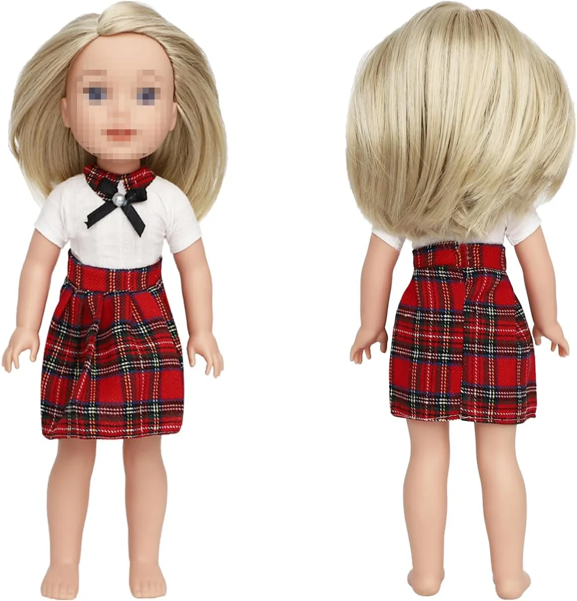 SOTOGO 10 ست لباس عروسک ولی آمریکایی، لباس، پیژامه، لباس شنا، لباس عروسک دخترانه مناسب برای عروسک های 14 تا 14.5 اینچی