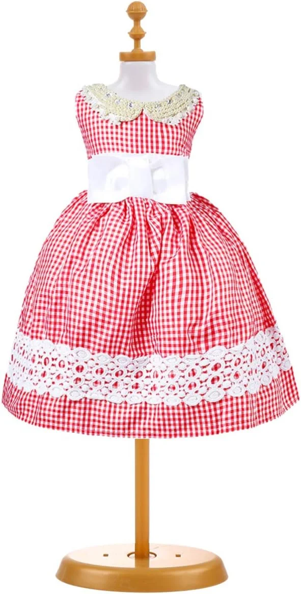 NHINA 5 عدد پایه مدل مینیاتوری جداشدنی، نگهدارنده نمایشگر، لوازم جانبی پایه مدل مانکن برای نمایش لباس عروسک، قفسه سفید