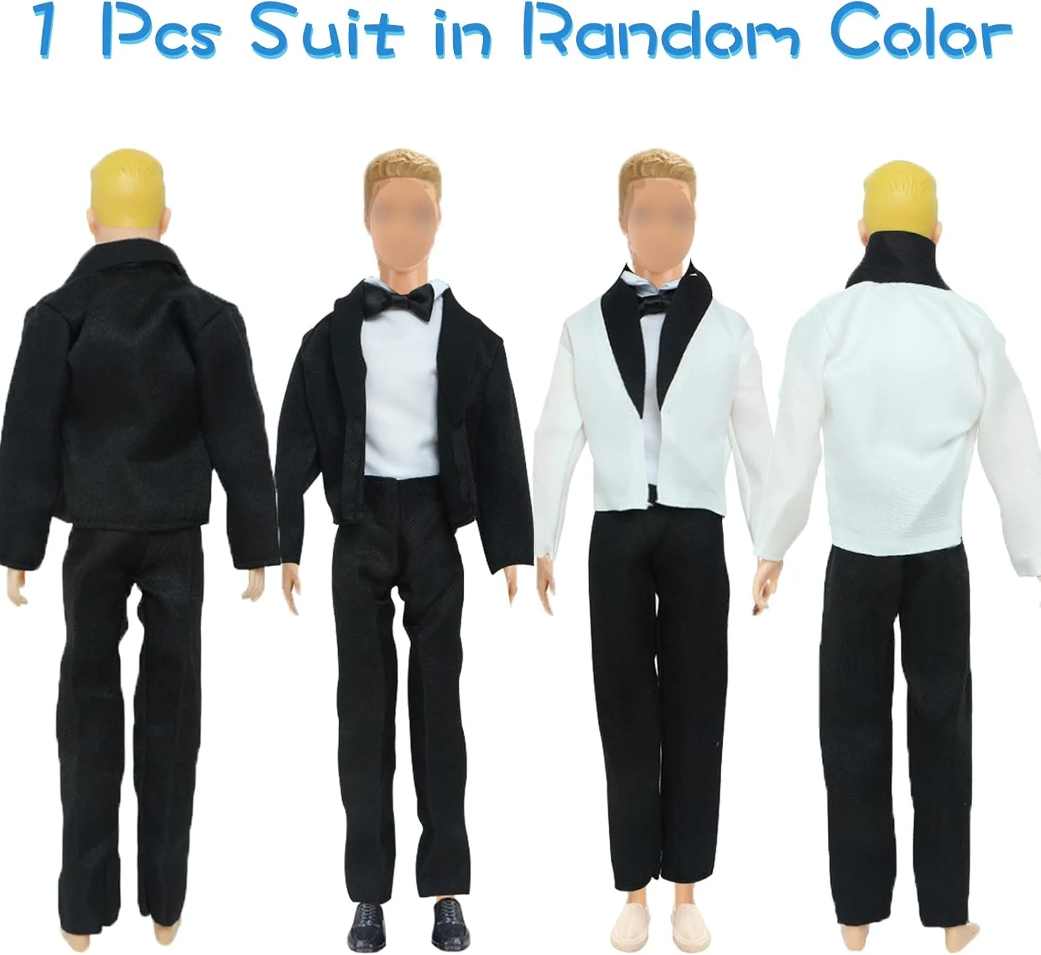 مجموعه 21 تکه لباس و لوازم جانبی عروسک کن Carreuty شامل 1 دست کت و شلوار، 5 تاپ، 5 شلوار، لباس های غیر رسمی، 2 شورت ساحلی، 4 جفت کفش، 1 عینک و 1 تخته موج سواری برای لباس های عروسک پسرانه 12 اینچی به صورت تصادفی