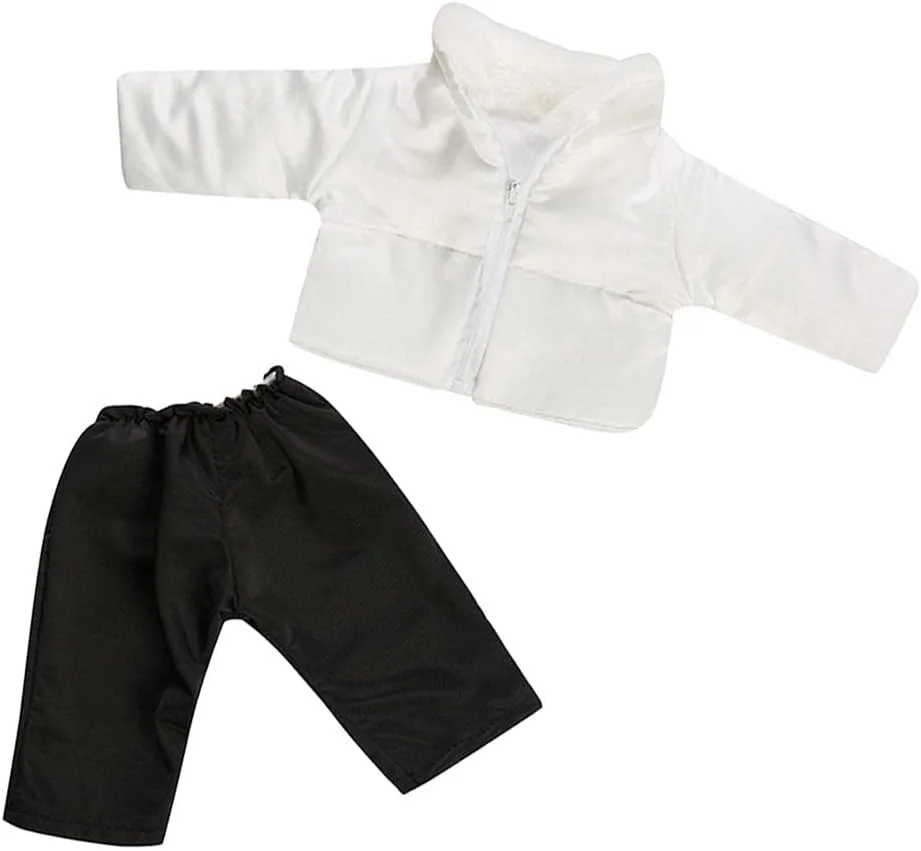 ست کت و شلوار کاپشن برای لباس عروسک 18 اینچی