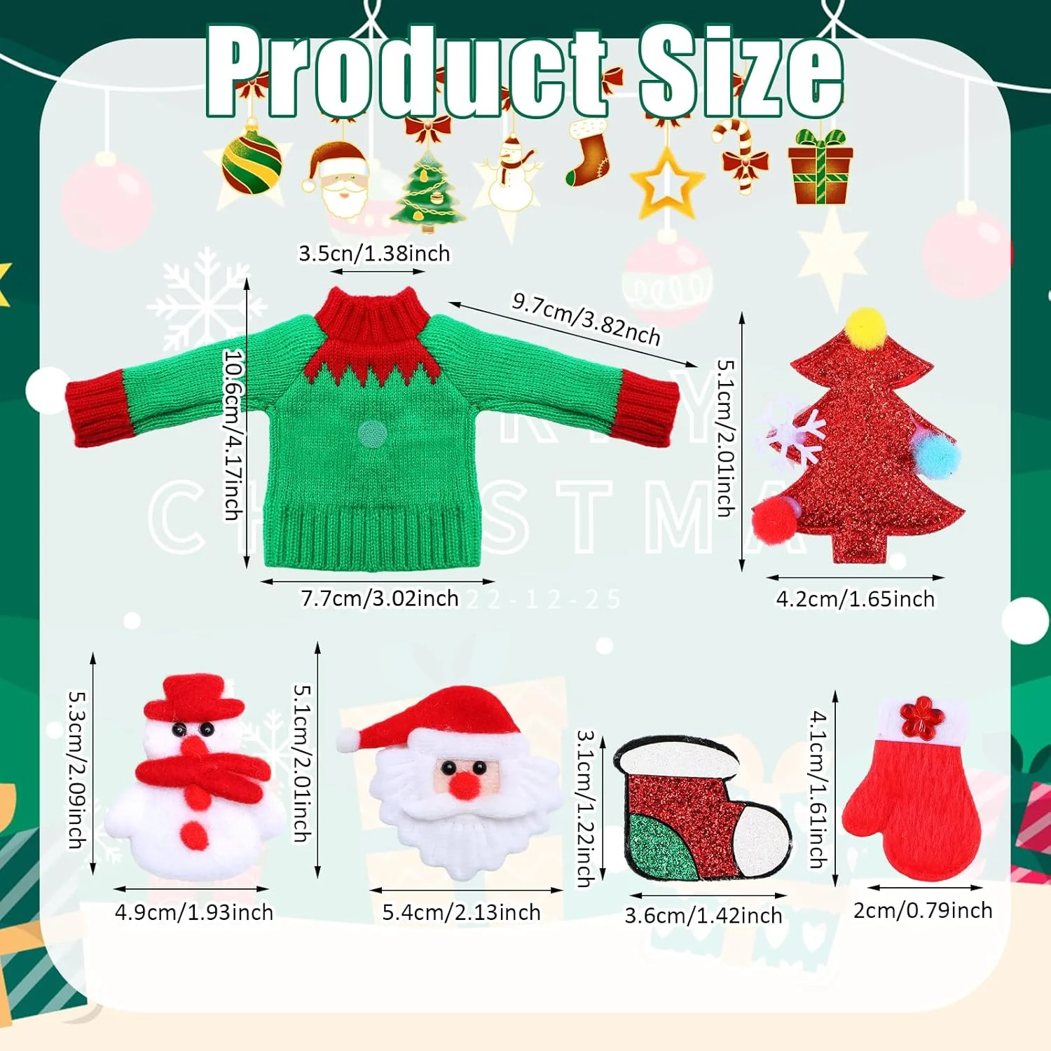 پوئن 14 تکه لباس و لوازم جانبی عروسک های الف کریسمس شامل ژاکت، برچسب های چسبان سانتا، لباس عروسک کریسمس برای تزئینات تعطیلات کریسمس پوئن 14 تکه لباس و لوازم جانبی عروسک های الف کریسمس شامل ژاکت، برچسب های چسبان سانتا، لباس عروسک کریسمس برای تزئینات تعطیلات کریسمس