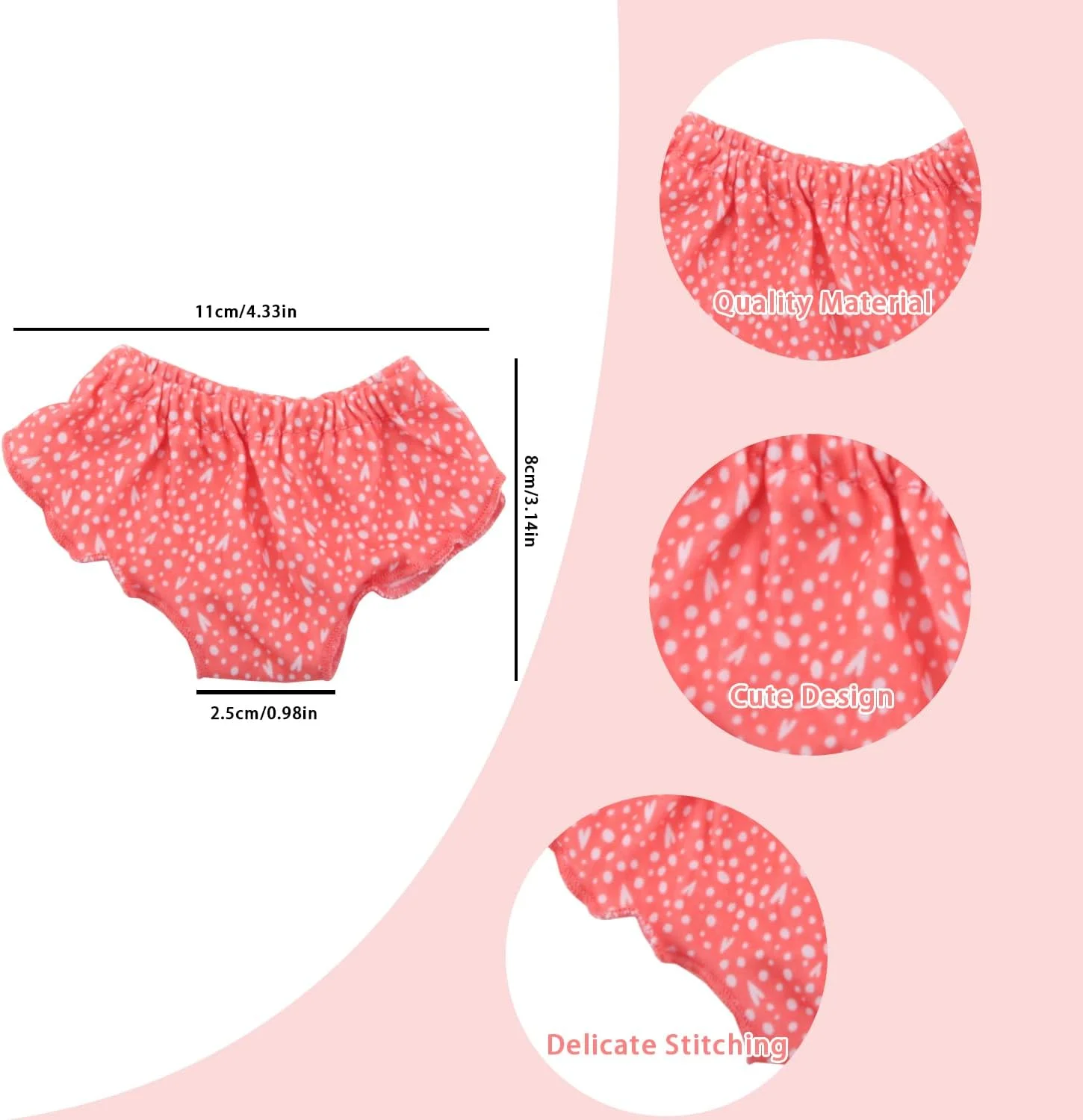 آگ فراگ 8 تکه لوازم جانبی عروسک آمریکایی - ساق شلواری راه راه، زیر شلواری، شلوار یوگا و شورت مناسب برای عروسک دخترانه 18 اینچی آگ فراگ 8 تکه لوازم جانبی عروسک آمریکایی - ساق شلواری راه راه، زیر شلواری، شلوار یوگا و شورت مناسب برای عروسک دخترانه 18 اینچی