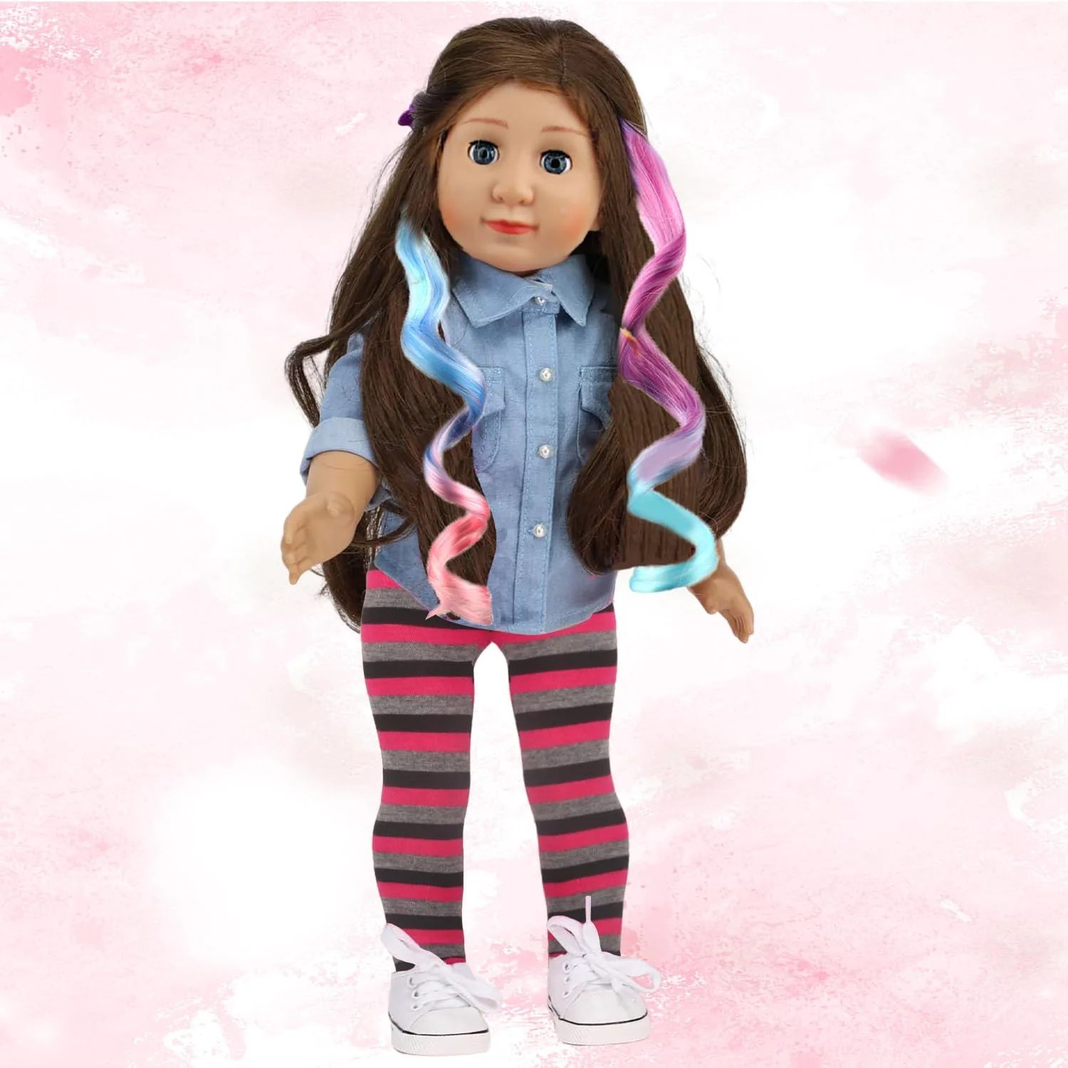 آگ فراگ 8 تکه لوازم جانبی عروسک آمریکایی - ساق شلواری راه راه، زیر شلواری، شلوار یوگا و شورت مناسب برای عروسک دخترانه 18 اینچی آگ فراگ 8 تکه لوازم جانبی عروسک آمریکایی - ساق شلواری راه راه، زیر شلواری، شلوار یوگا و شورت مناسب برای عروسک دخترانه 18 اینچی