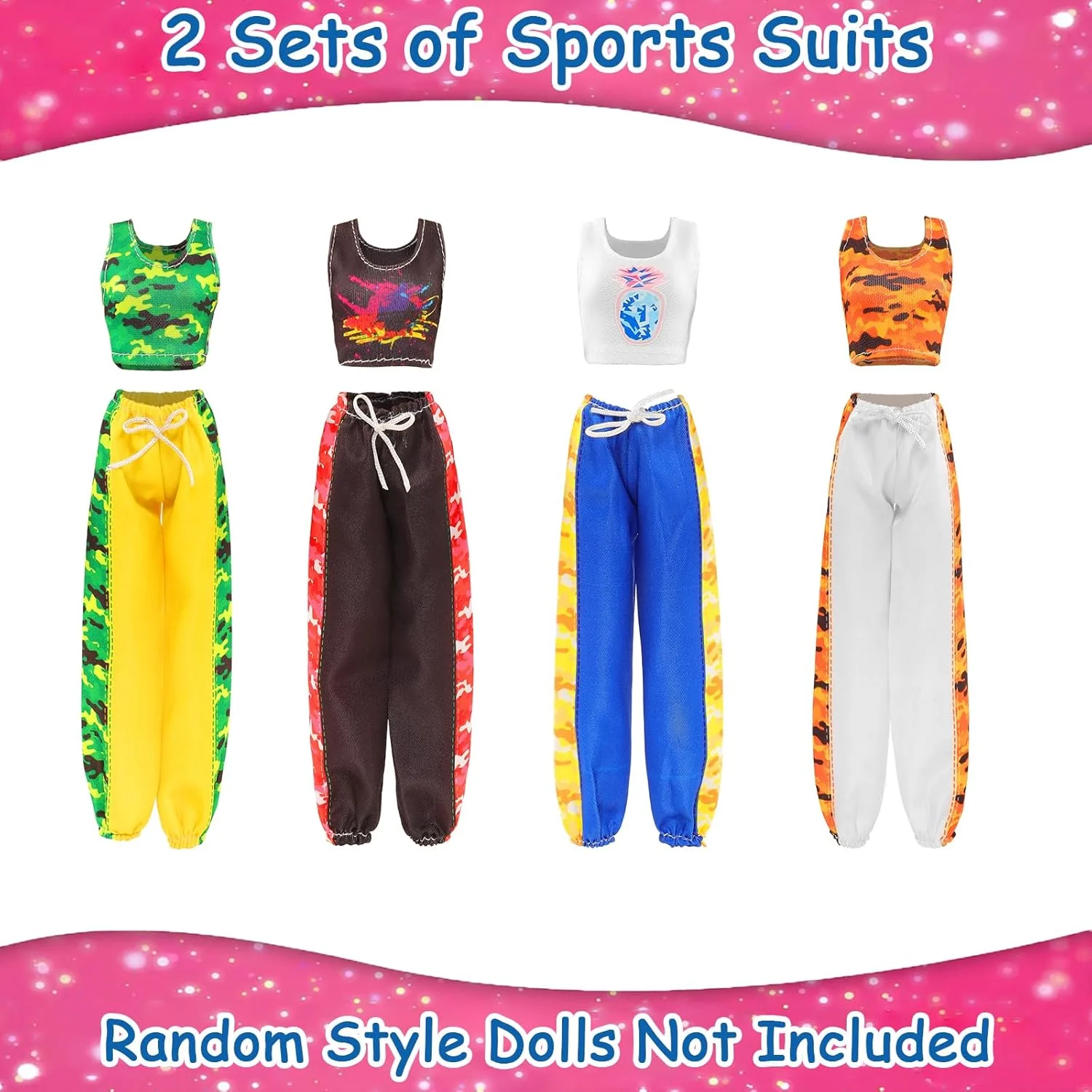 ENOCHT ست لباس و لوازم جانبی 16 تکه ای عروسک شامل تاپ، شلوار، کلاه آفتابی، اسکوتر جیبی، عینک آفتابی، هدست و 5 جفت کفش برای عروسک های دخترانه 11.5 اینچی ENOCHT ست لباس و لوازم جانبی 16 تکه ای عروسک شامل تاپ، شلوار، کلاه آفتابی، اسکوتر جیبی، عینک آفتابی، هدست و 5 جفت کفش برای عروسک های دخترانه 11.5 اینچی