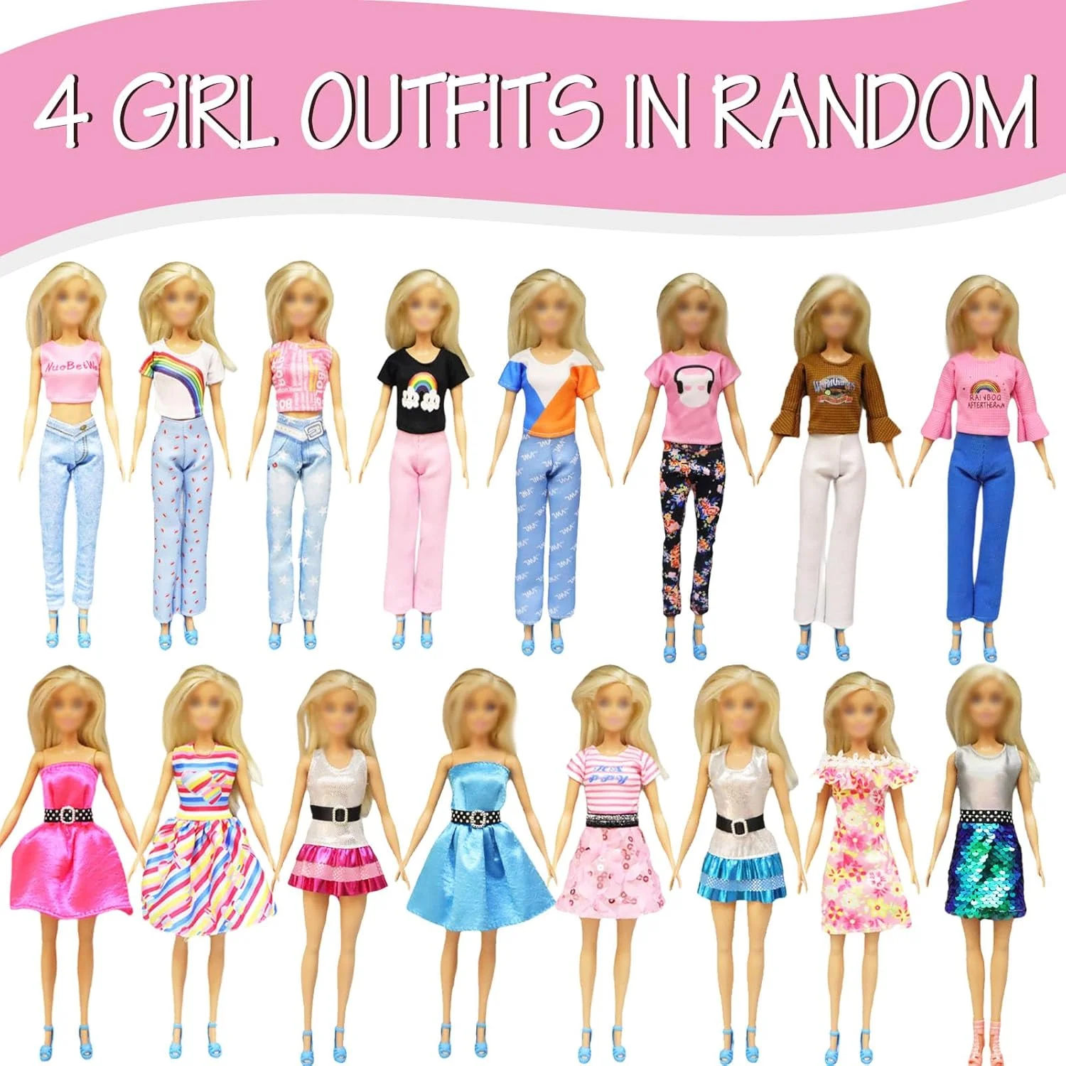 بسته 34 عددی لباس و لوازم جانبی WanderGo سازگار با عروسک های کن و دخترانه شامل 1 دست کت و شلوار، 1 لباس شب، 4 لباس غیر رسمی، 2 پیراهن، 2 لباس راحتی، 2 لباس شنا، 13 کفش بسته 34 عددی لباس و لوازم جانبی WanderGo سازگار با عروسک های کن و دخترانه شامل 1 دست کت و شلوار، 1 لباس شب، 4 لباس غیر رسمی، 2 پیراهن، 2 لباس راحتی، 2 لباس شنا، 13 کفش