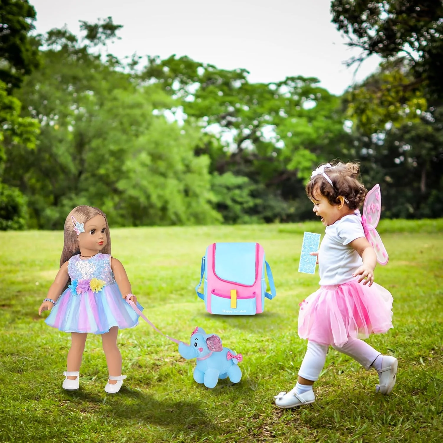 لوازم جانبی عروسک دخترانه 18 اینچی UNICORN ELEMENT با کیف حمل عروسک + لباس + 2 گیره مو + استیکر آبی + دستبند + فیل اسباب بازی (لوازم جانبی و لباس عروسک 18 اینچی) لوازم جانبی عروسک دخترانه 18 اینچی UNICORN ELEMENT با کیف حمل عروسک + لباس + 2 گیره مو + استیکر آبی + دستبند + فیل اسباب بازی (لوازم جانبی و لباس عروسک 18 اینچی)