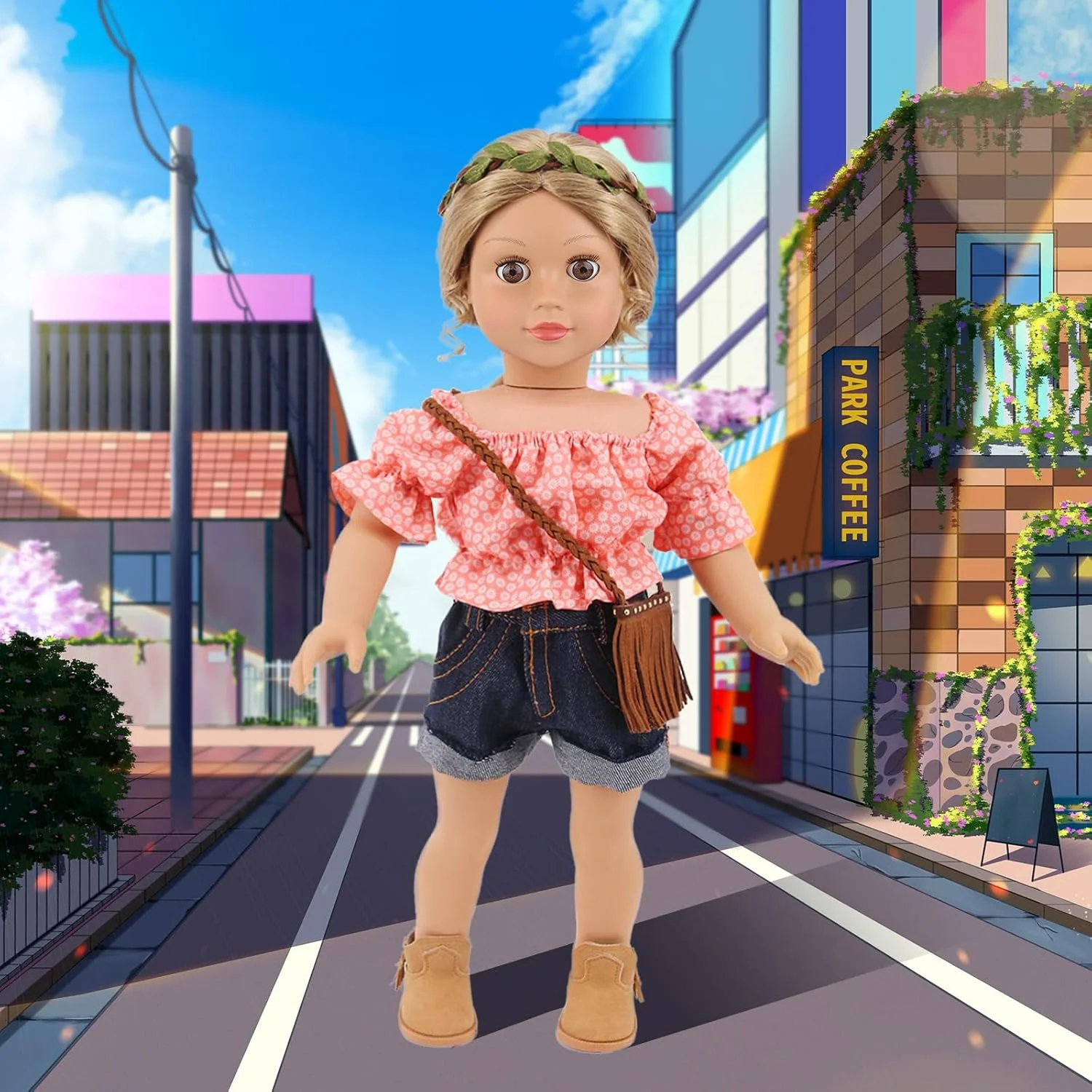 کی.تی. فانتزی 10 ست لباس و لوازم جانبی عروسک 18 اینچی شامل لباس عروسک مناسب برای عروسک های 18 اینچی دخترانه کی.تی. فانتزی 10 ست لباس و لوازم جانبی عروسک 18 اینچی شامل لباس عروسک مناسب برای عروسک های 18 اینچی دخترانه