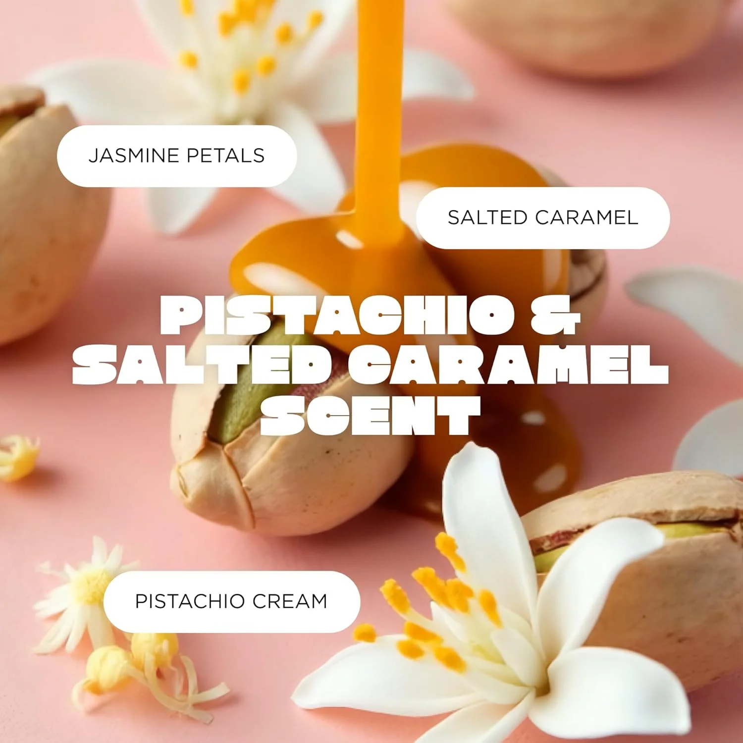 اسپری مو و بدن کیک بیوتی، لمس نهایی - رایحه پسته و کارامل نمکی - غنی شده با ویتامین E و روغن آرگان - مناسب برای انواع پوست و مو - 200 میلی لیتر