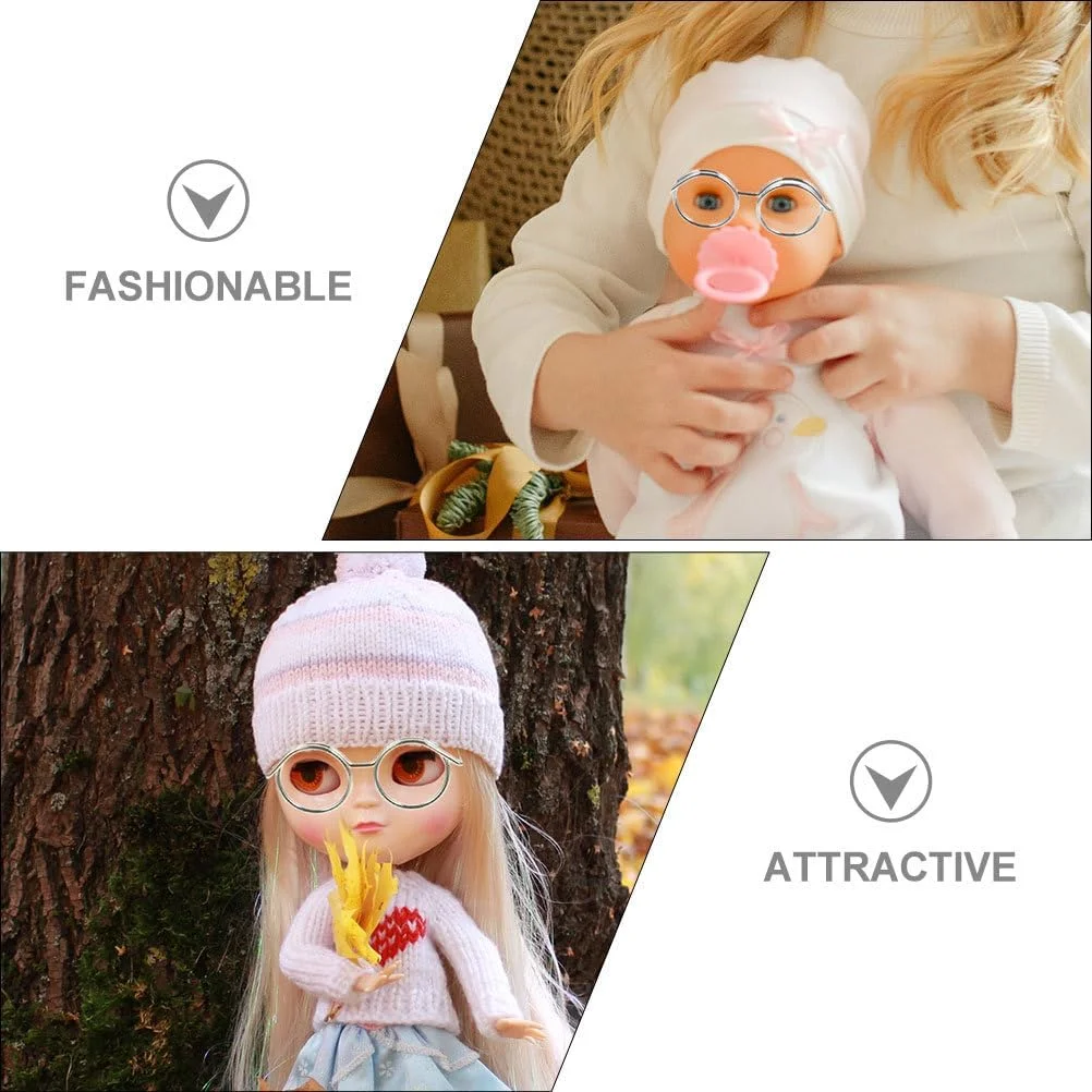 ifundom 15 عدد عینک عروسکی عینک های کوچک عینک سیمی مسی ifundom 15 عدد عینک عروسکی عینک های کوچک عینک سیمی مسی