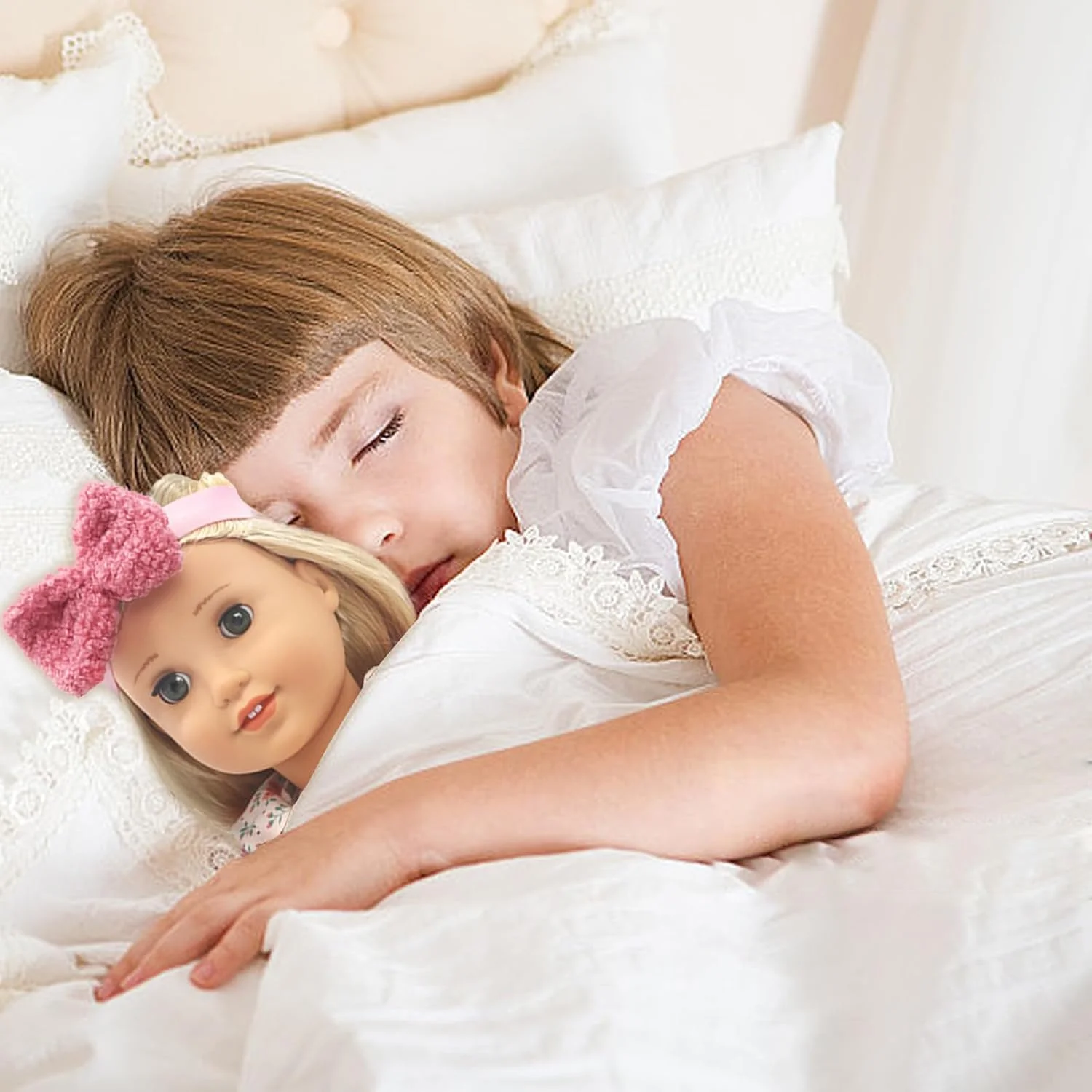 لباس عروسک WanderGo مناسب عروسک های 35-43 سانتی متر، شامل یک پیراهن، جلیقه و هدبند، لباس برای عروسک های 14-18 اینچی لباس عروسک WanderGo مناسب عروسک های 35-43 سانتی متر، شامل یک پیراهن، جلیقه و هدبند، لباس برای عروسک های 14-18 اینچی